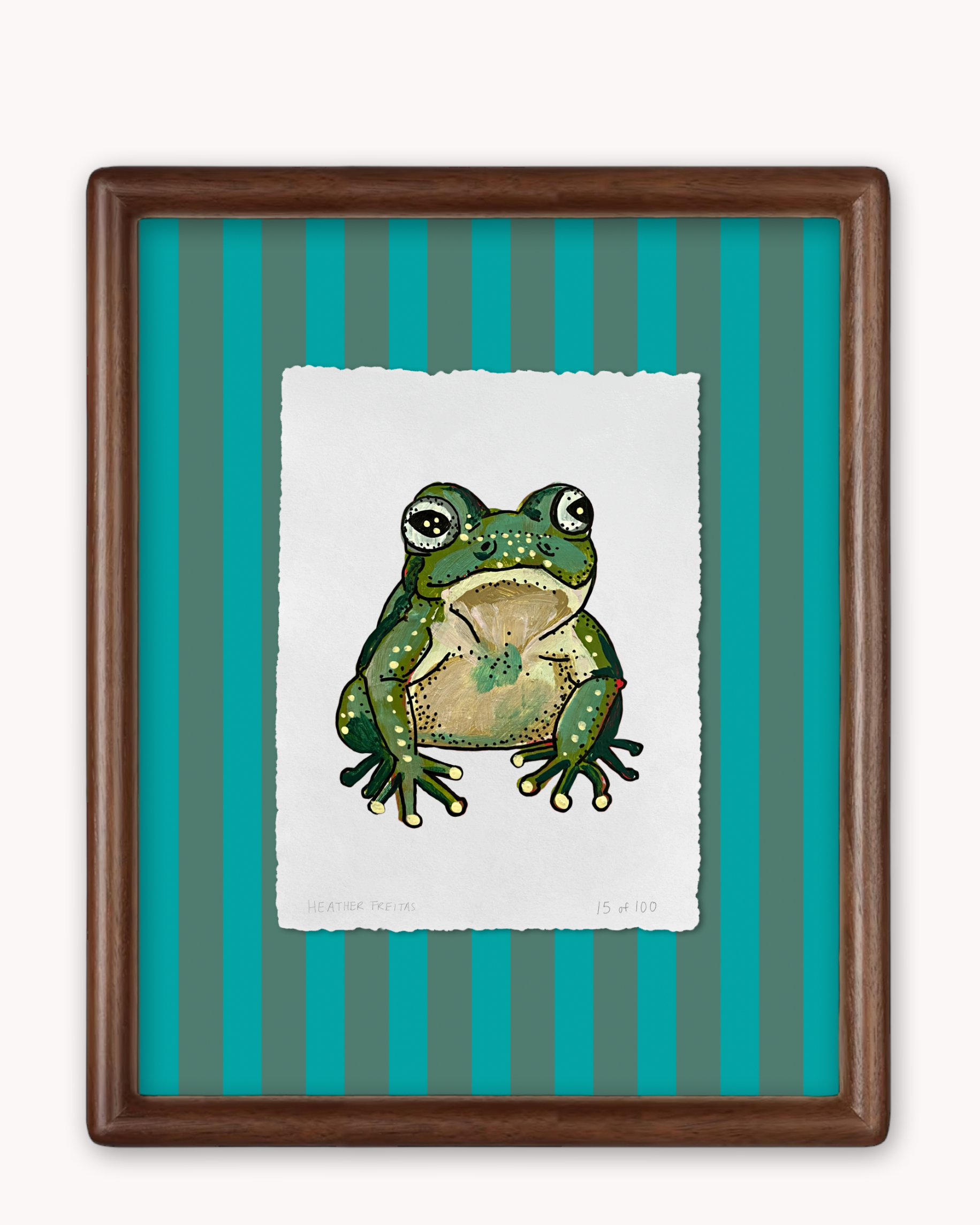 Frog Limited Edition Framed Print