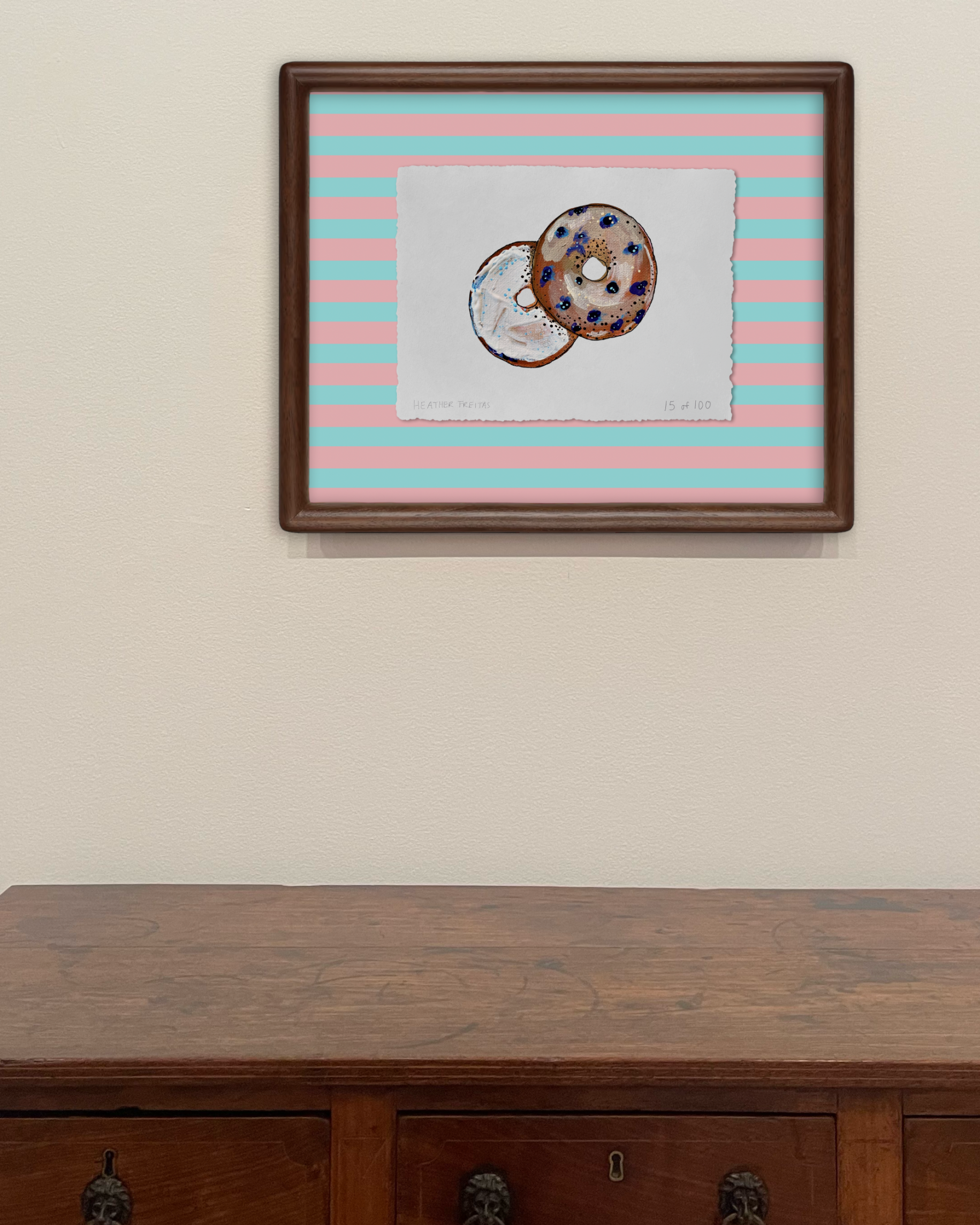 Bagel Limited Edition Framed Print