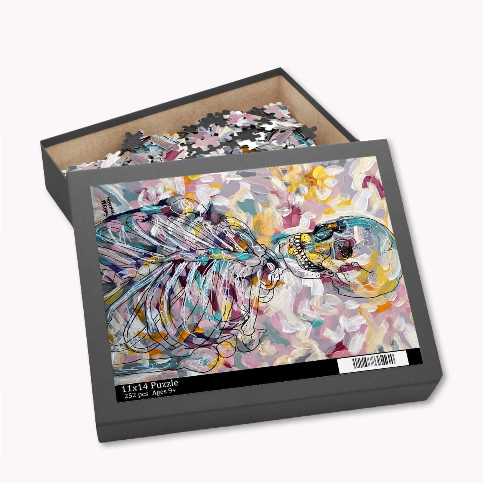 Pastel Skeleton Fine Art Puzzle