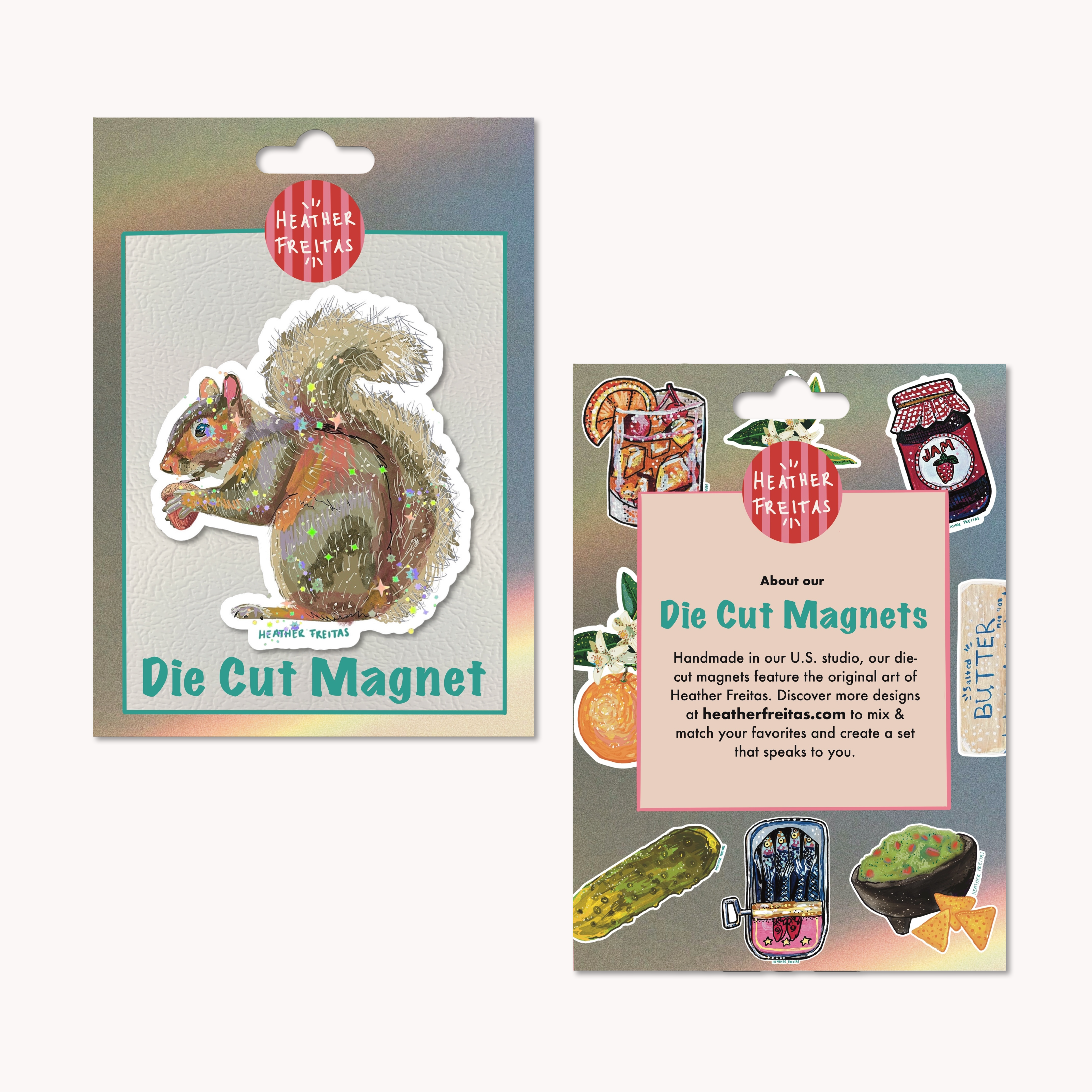 Squirrel Magnet ( Die-Cut )