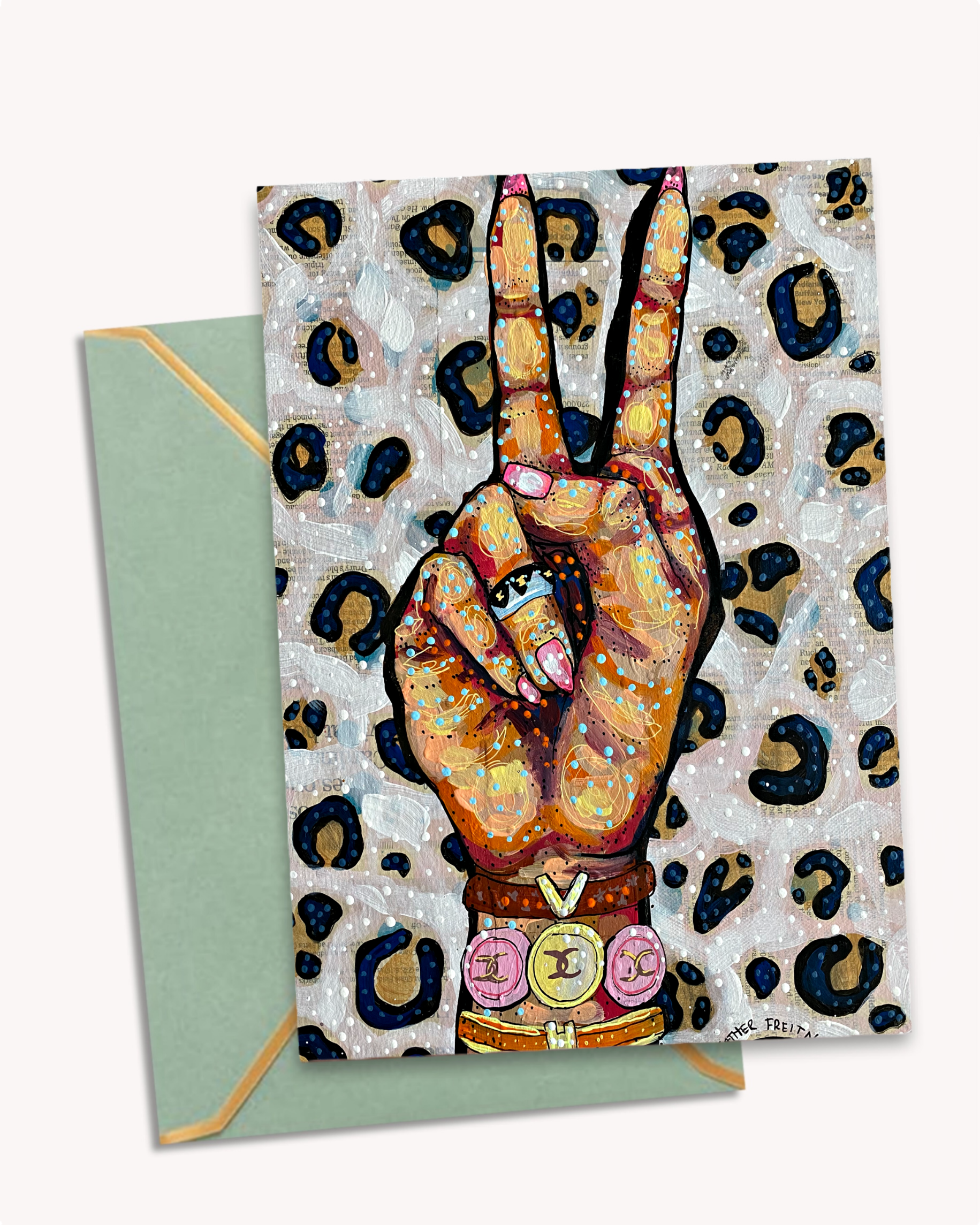 Peace, Love, Fashion - Greeting Card / Fine Art Print
