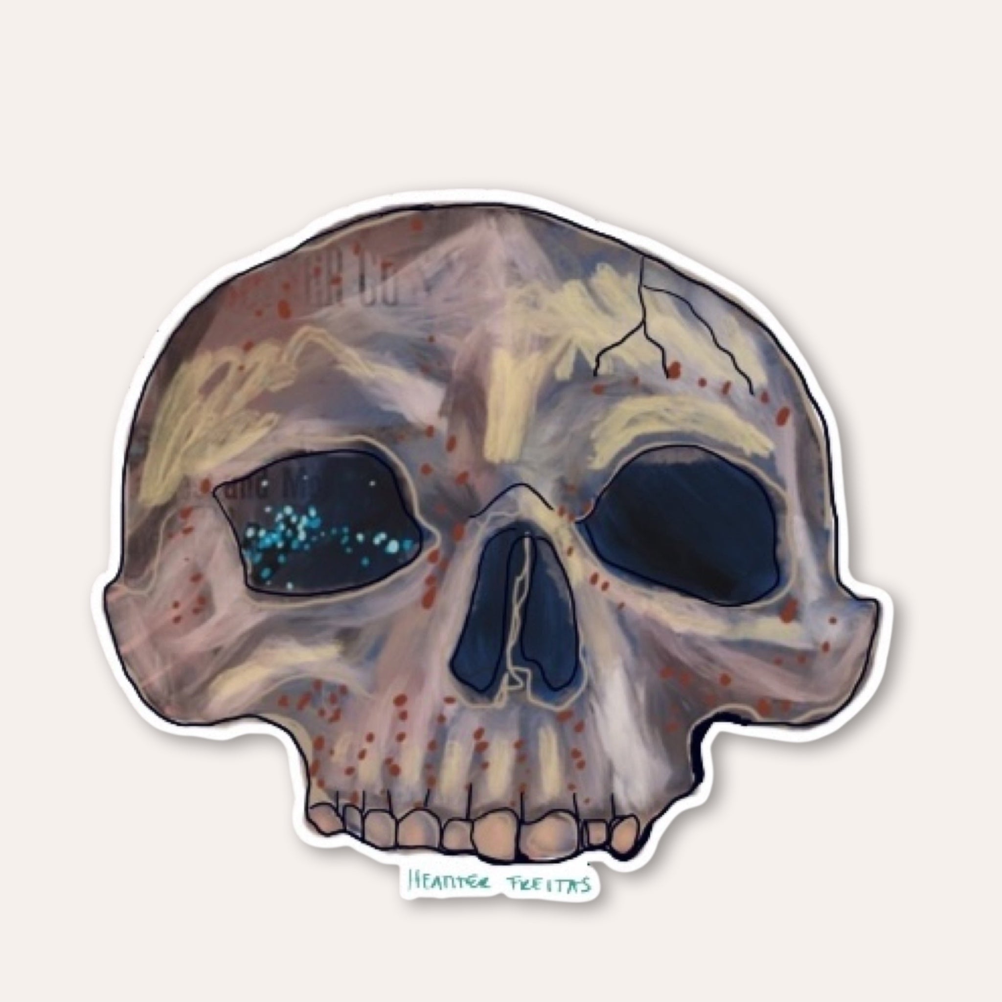 Skull Sticker