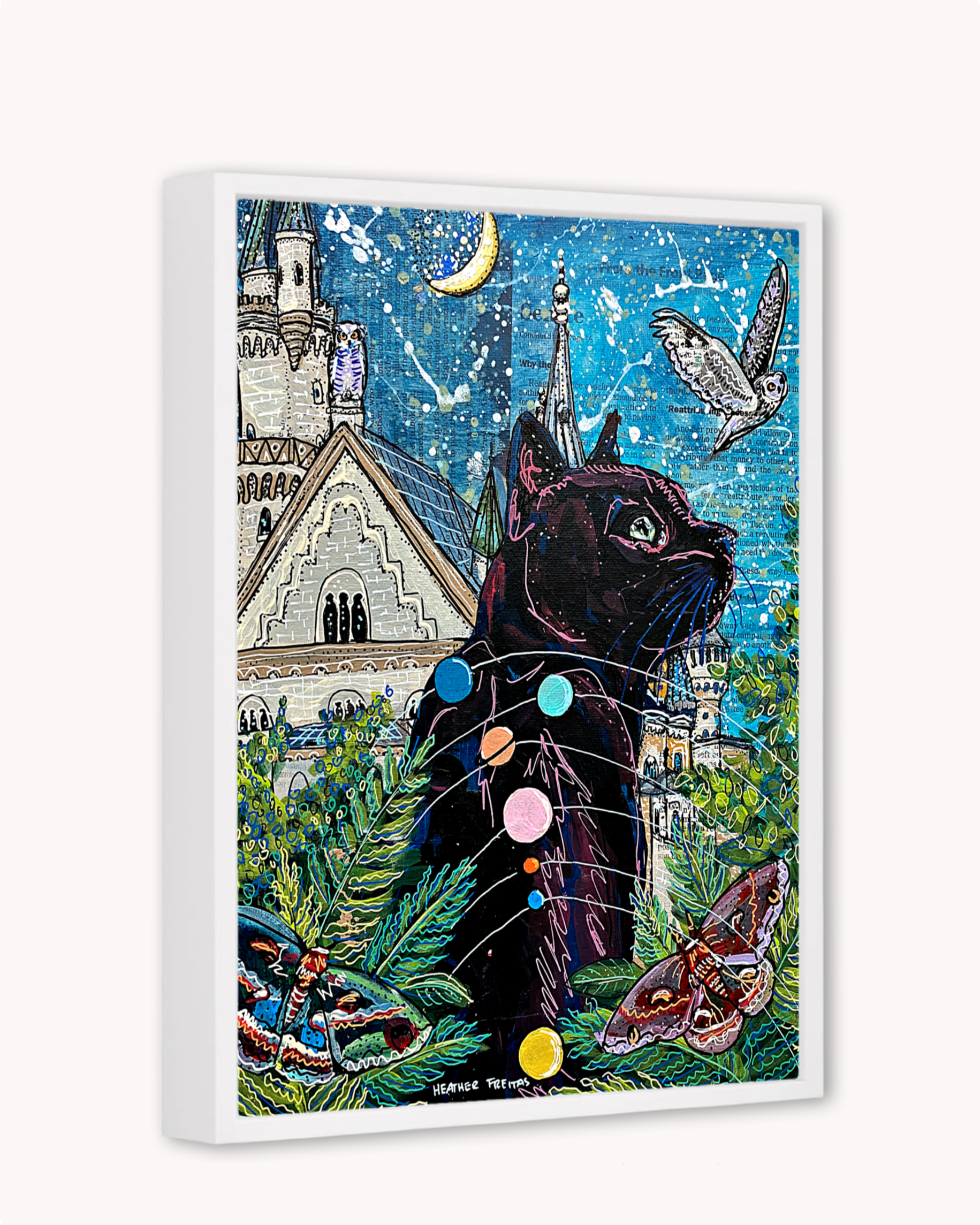 Jupiter Castle Cat Print