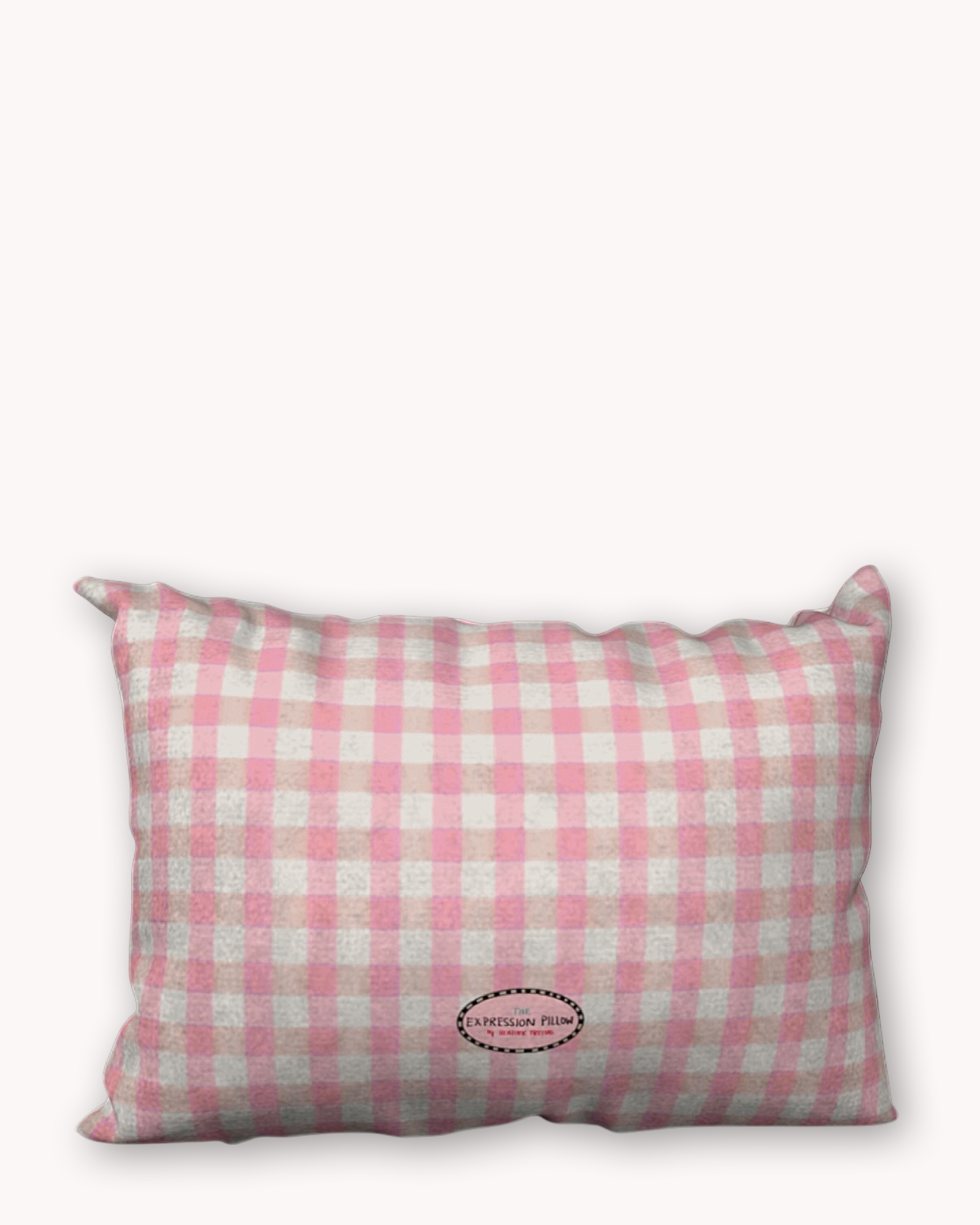 Pink Gingham Expressions Pillowcase