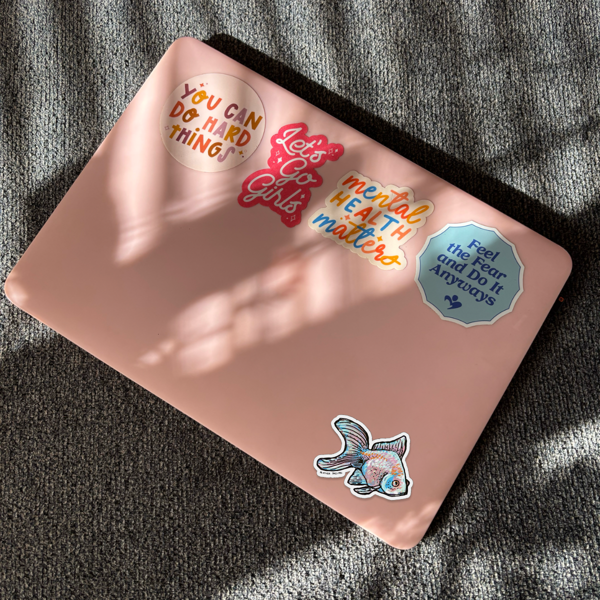 Albino Goldfish Sticker