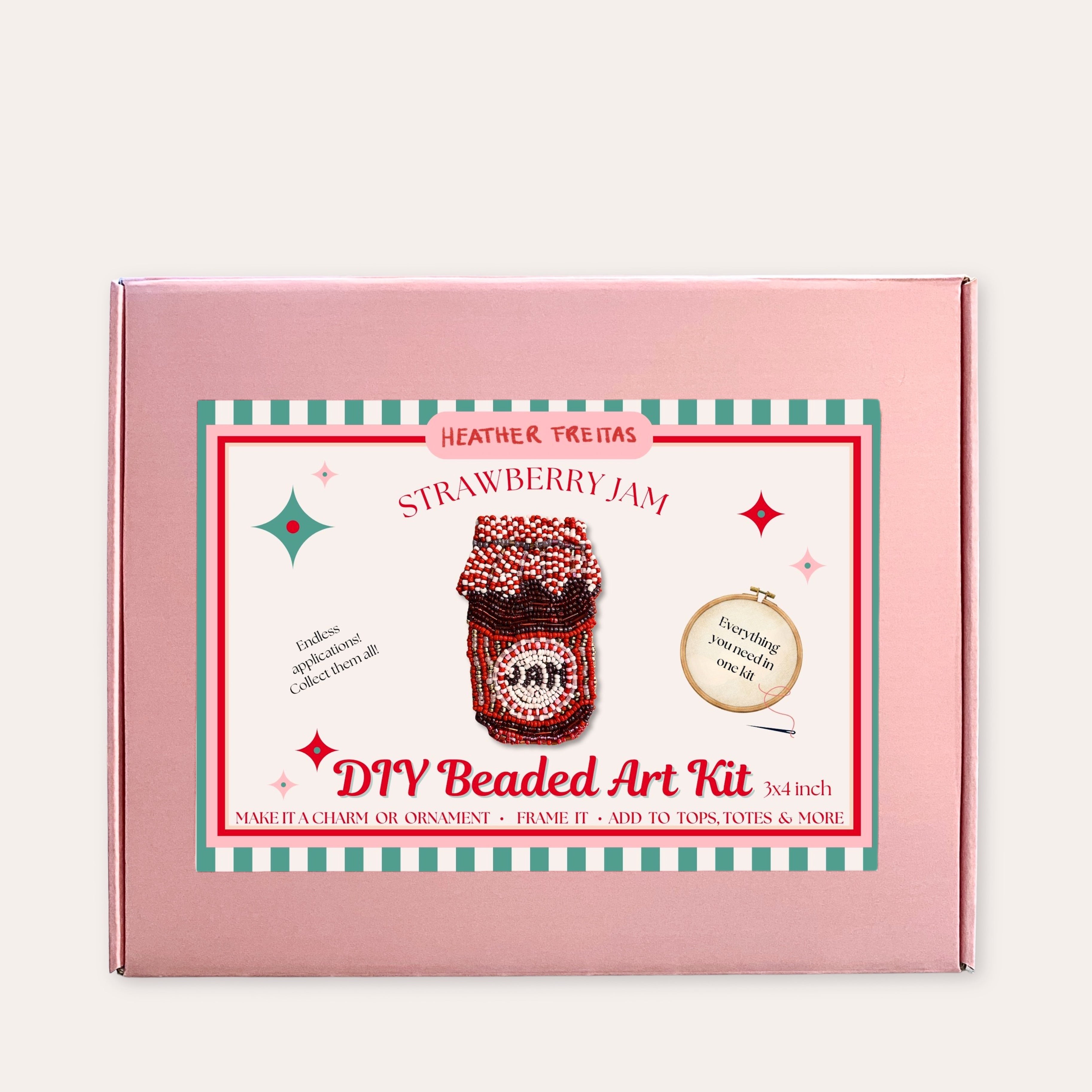 Strawberry Jam Beaded Art Kit