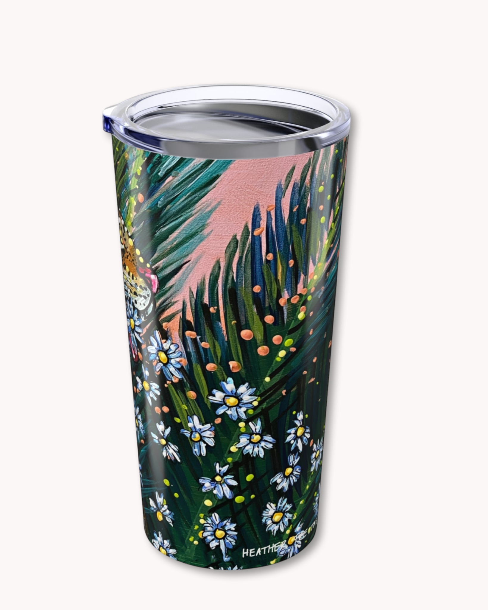 Jaguar Daisy 20oz Tumbler