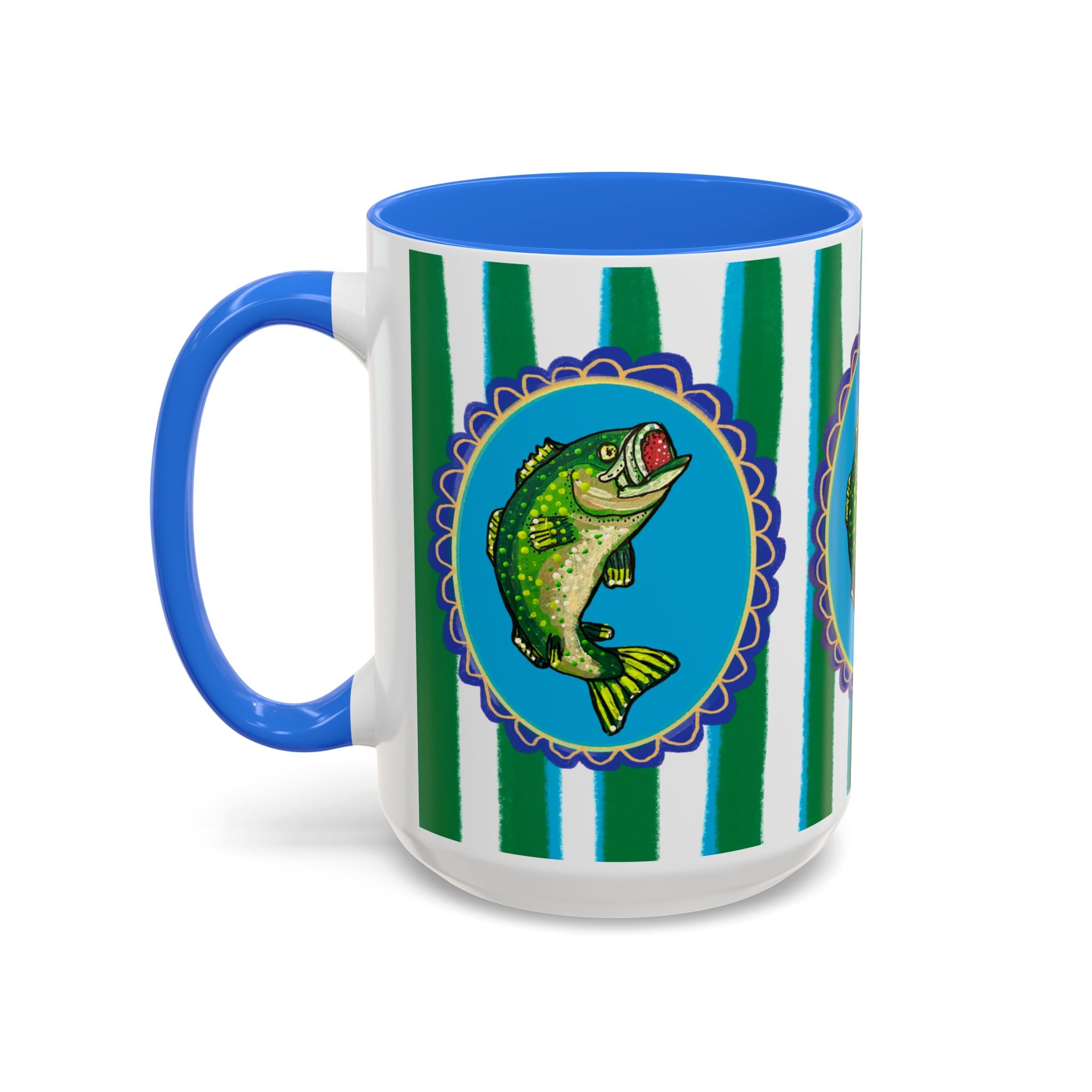 Bass Fish Coffee Mug 15oz