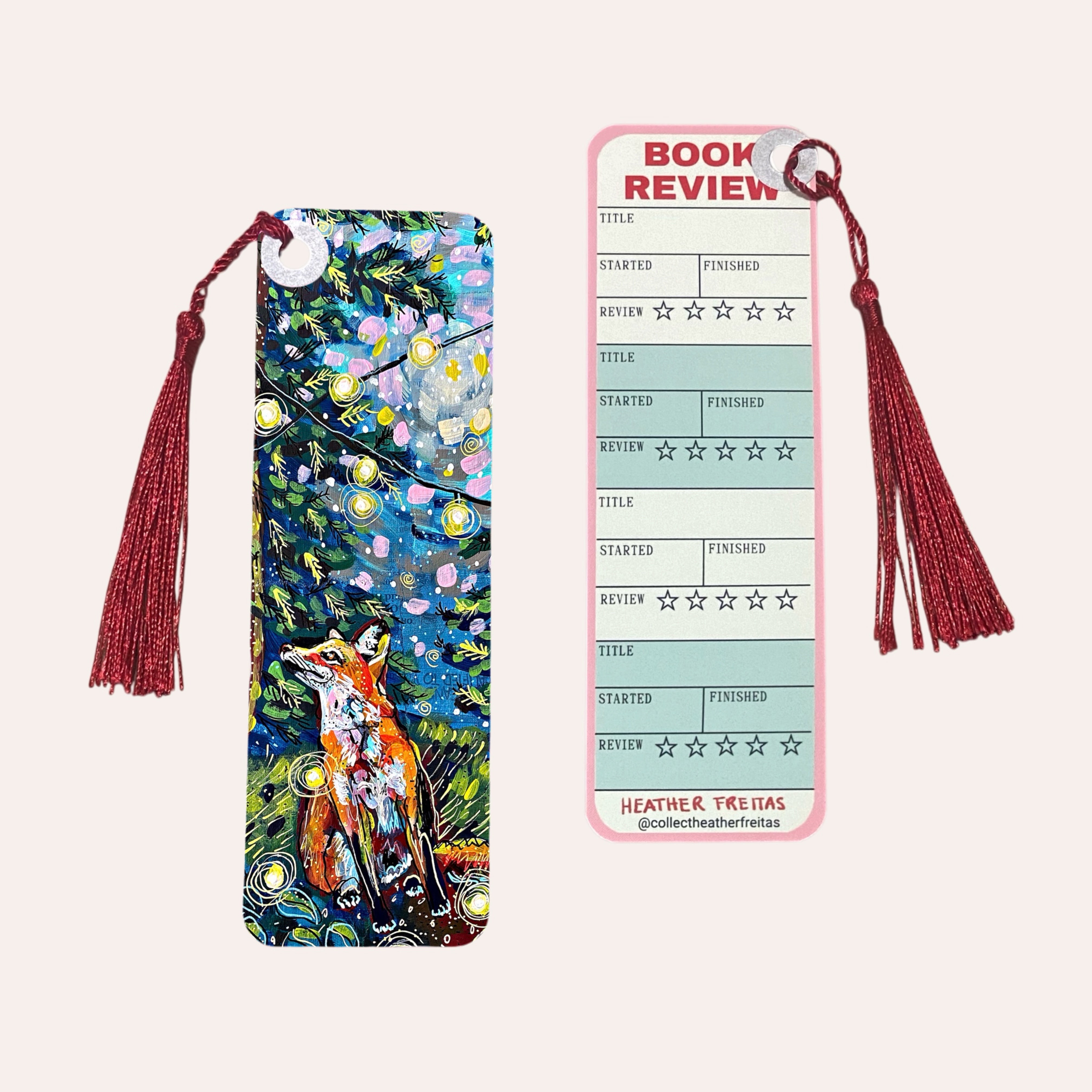 Forest Fox Soft Touch Premium Bookmark (Copy)