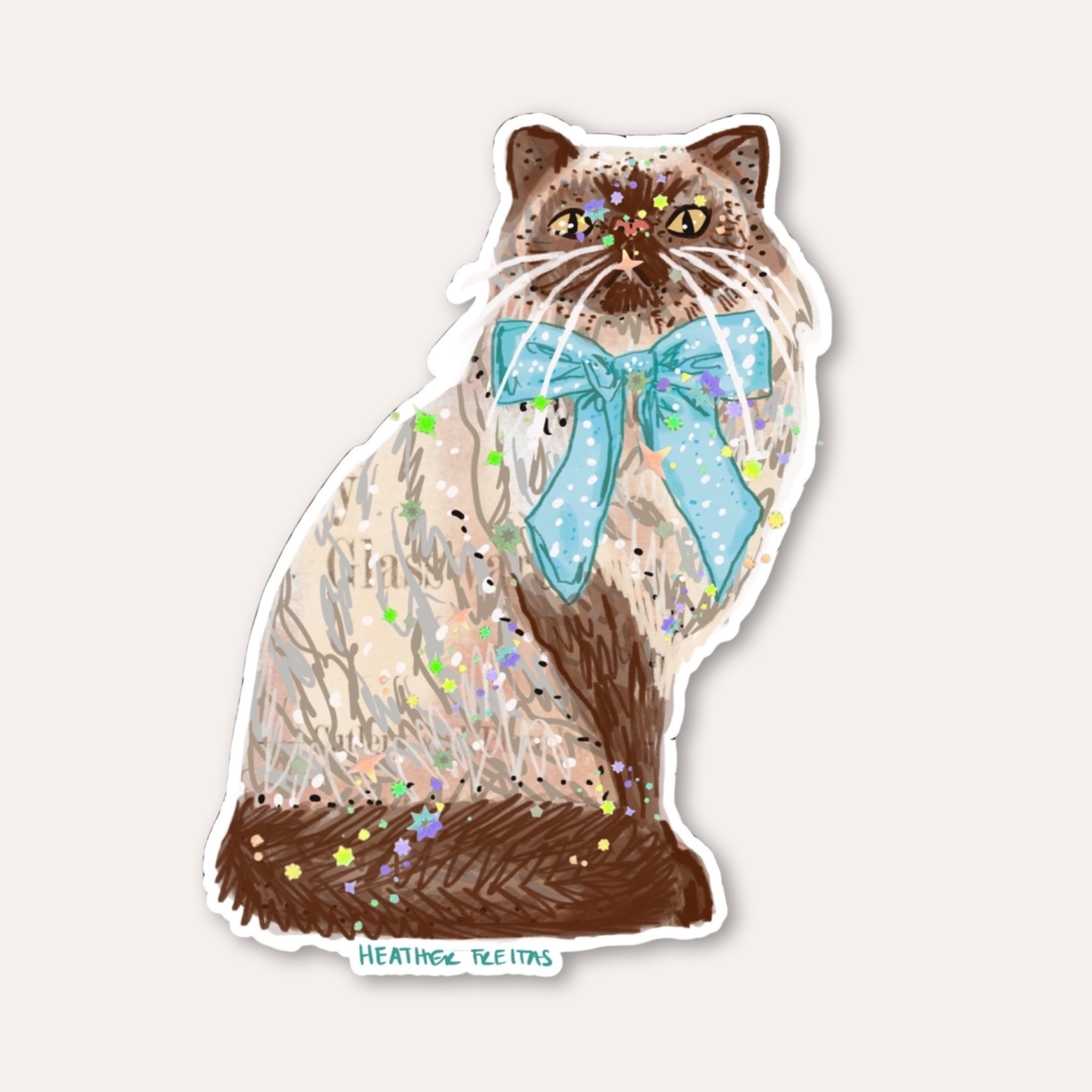 Seal Point Persain Cat Sticker