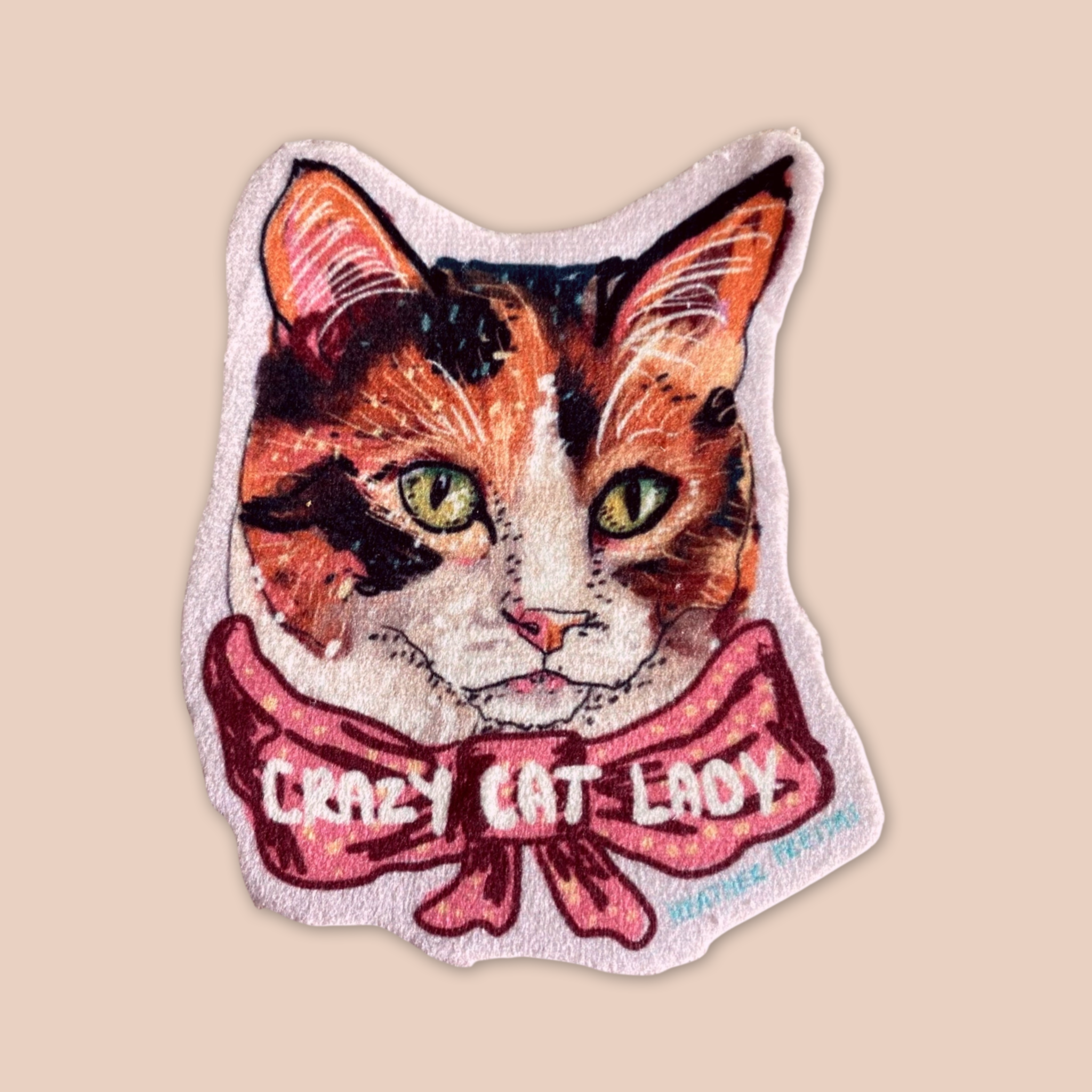 Crazy Cat Lady - Sew On Velveteen Patch