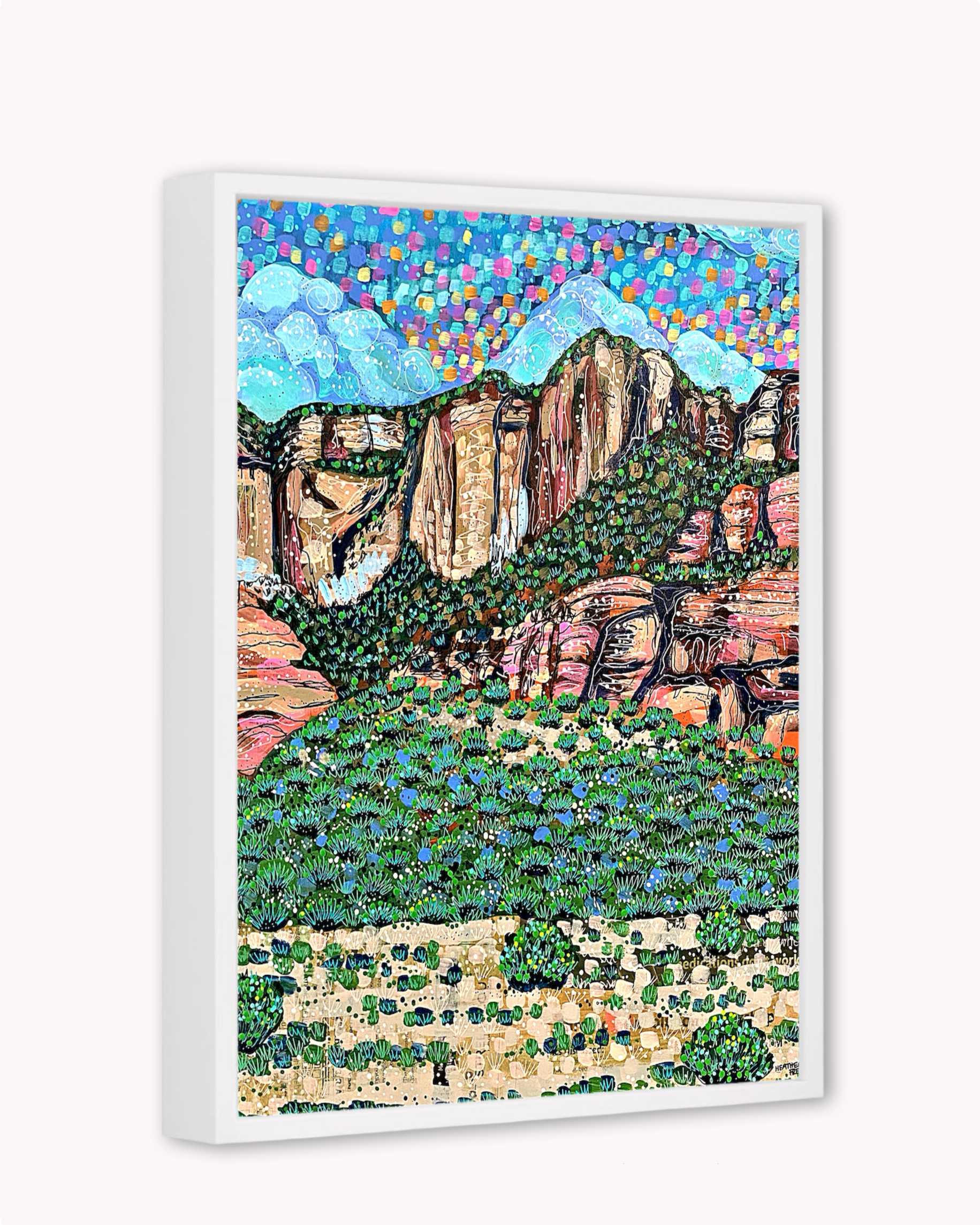 Evergreen Sandstone Print