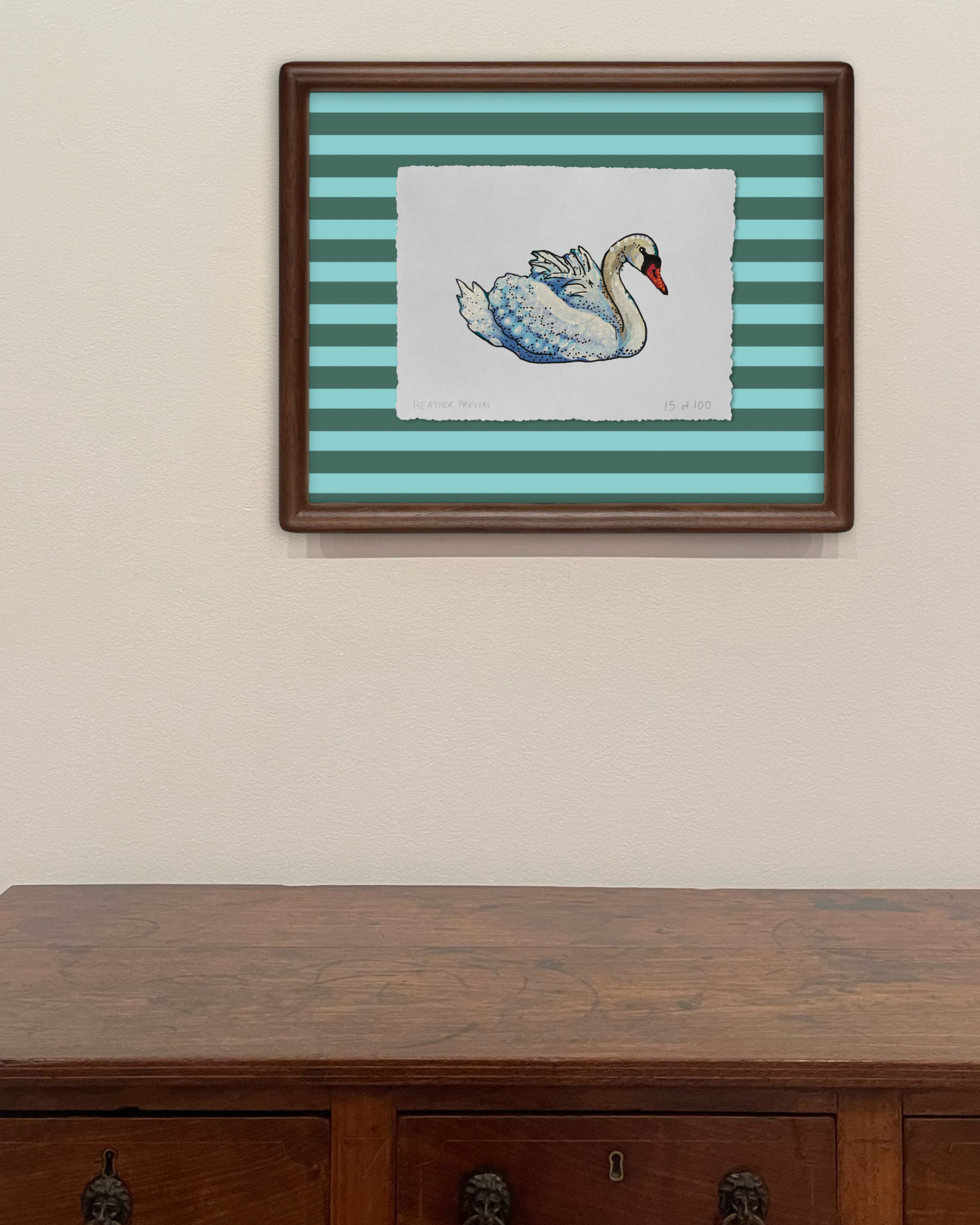 Swan Limited Edition Framed Print