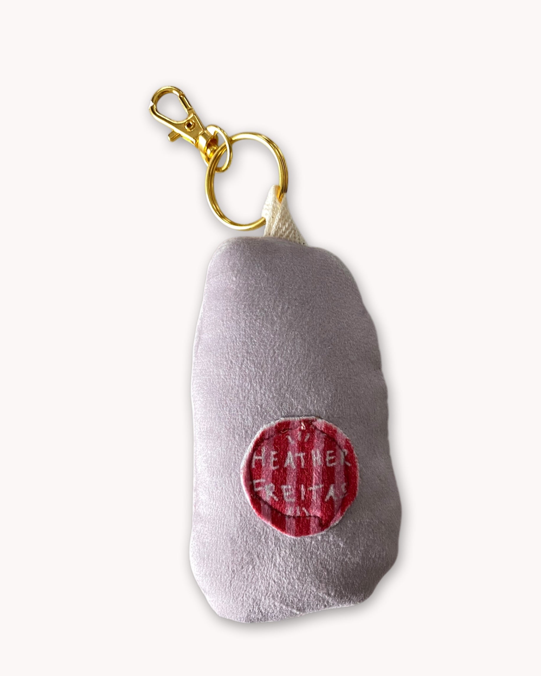 Moody Pills Cone Faux Suede Plush Purse Charm