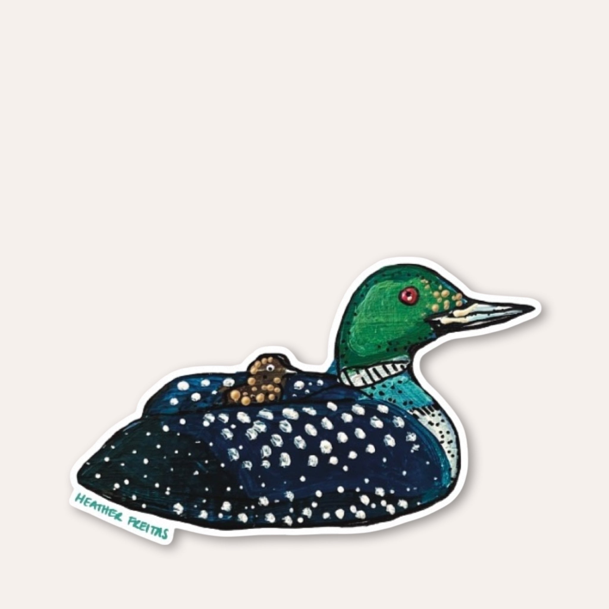 Loon Sticker