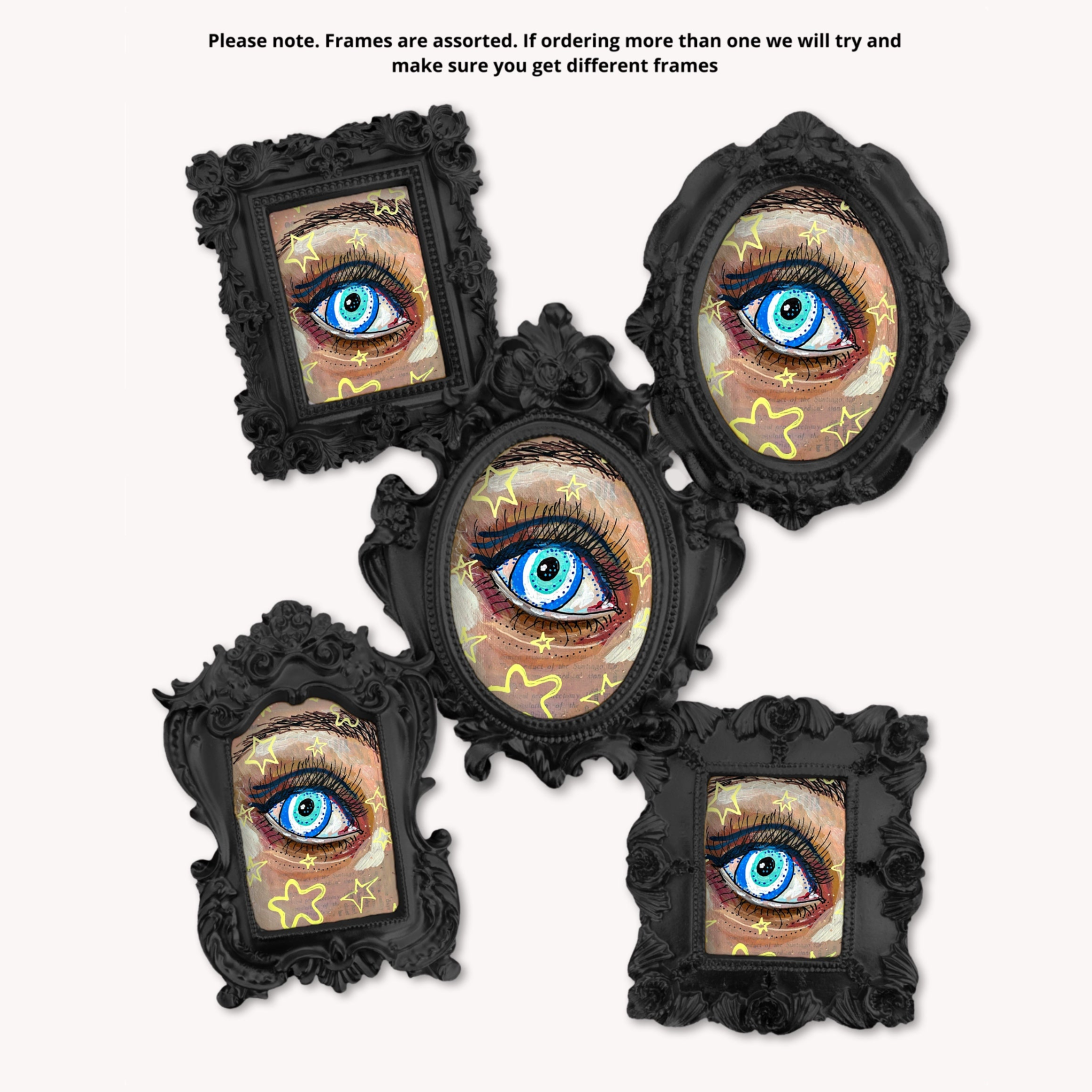 Seeing Stars Framed Small Magnet