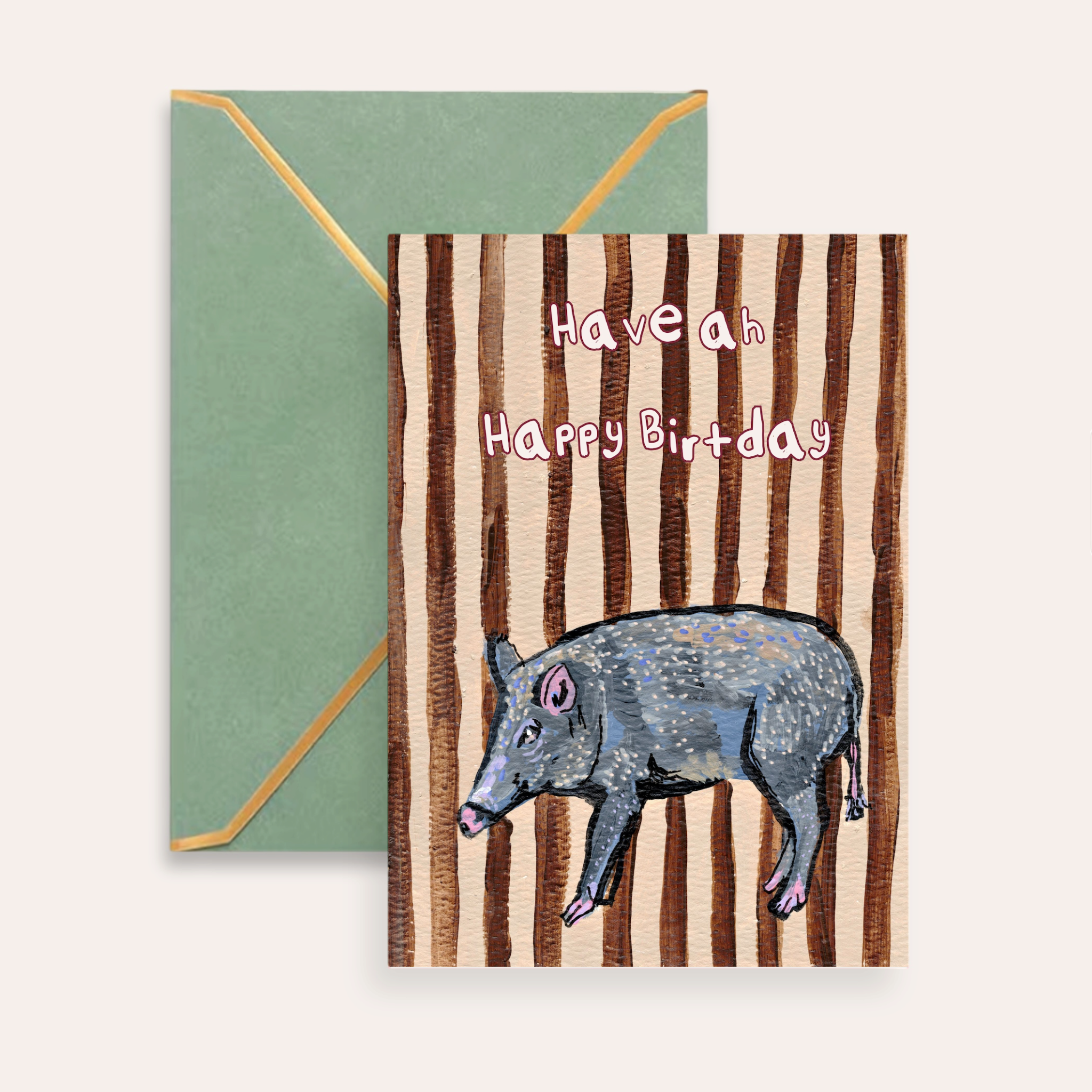 Have Ah Happy Birthday Fine Art Greeting Card