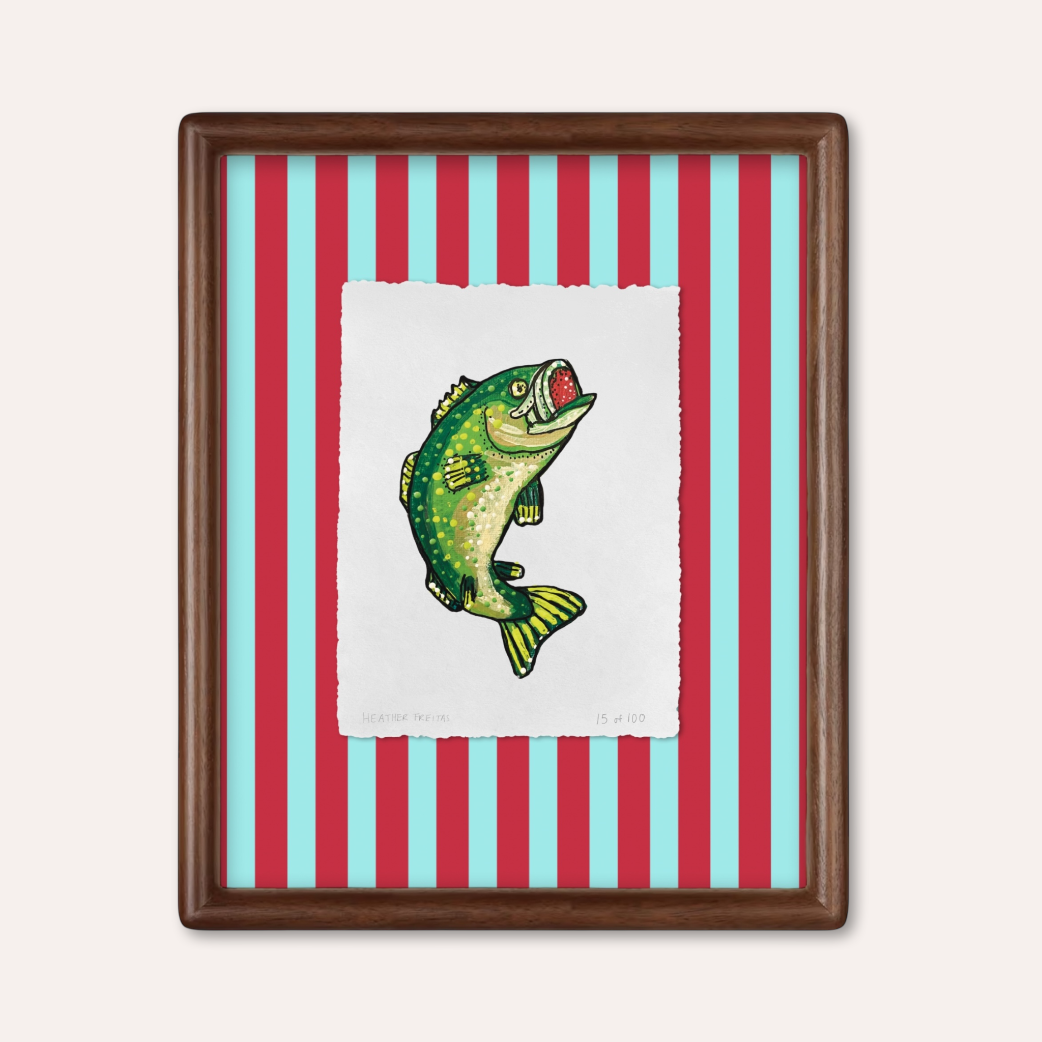 Bass Limited Edition Framed Print