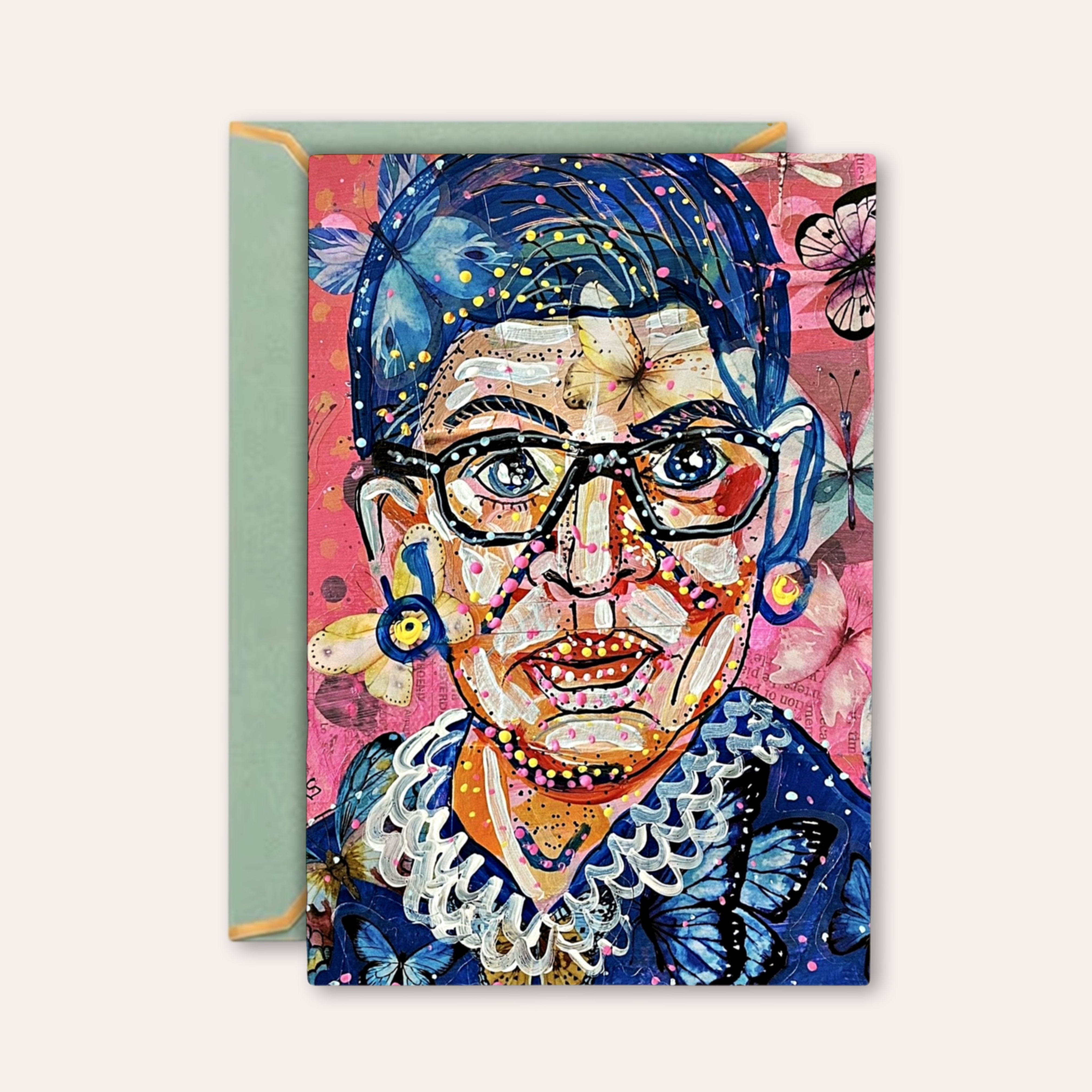 RBG Butterfly - Greeting Card / Fine Art Print