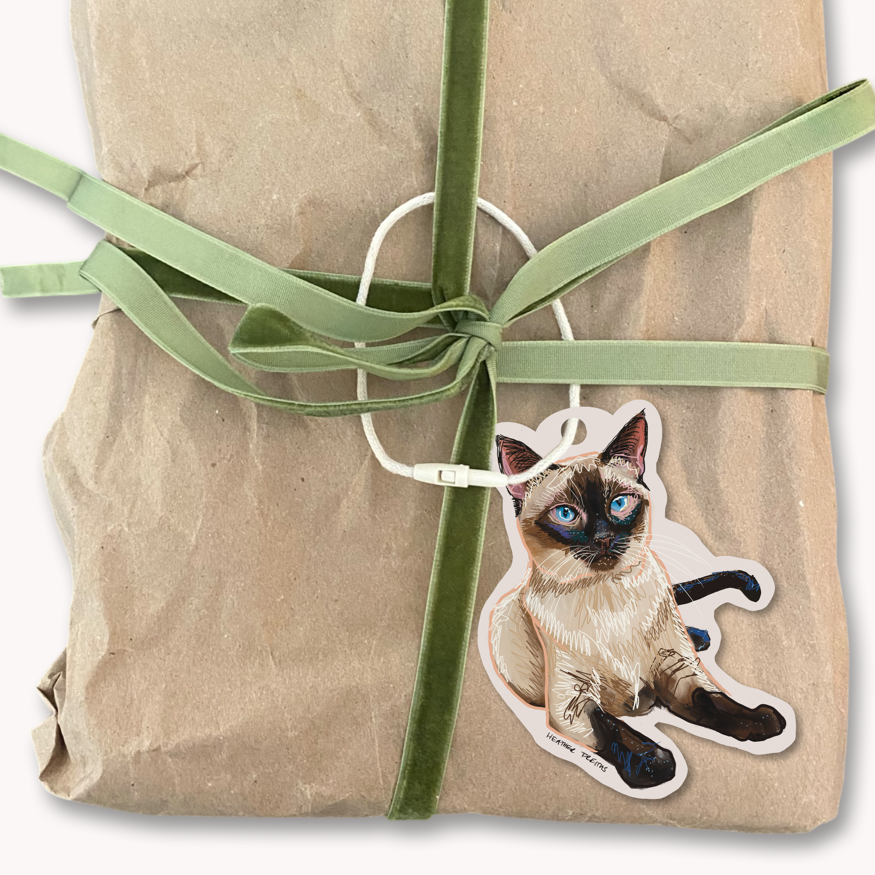 Cats Fine Art Gift Tags ( 12 pack )