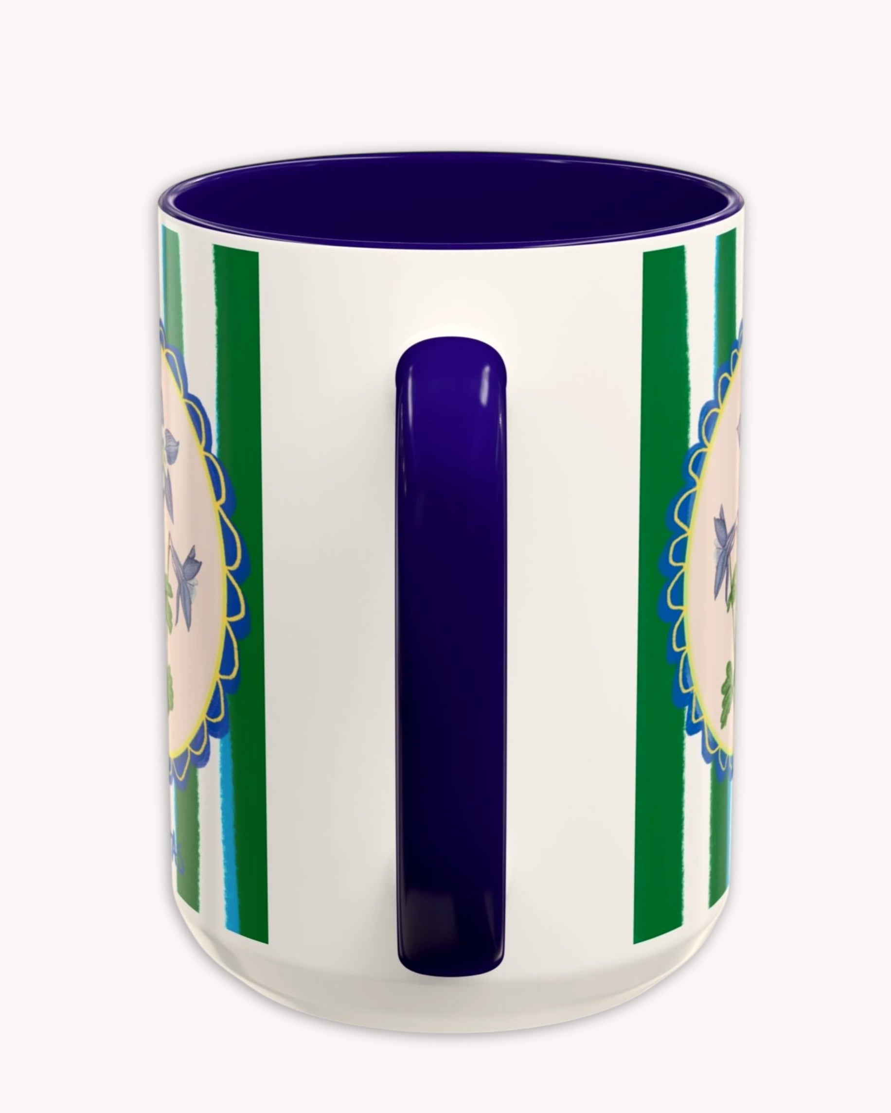 Blue Columbine Coffee Mug 15oz