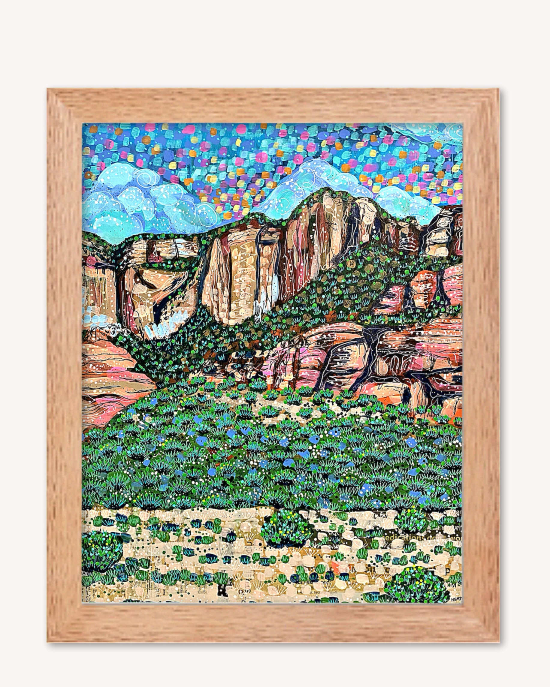 Evergreen Sandstone Print