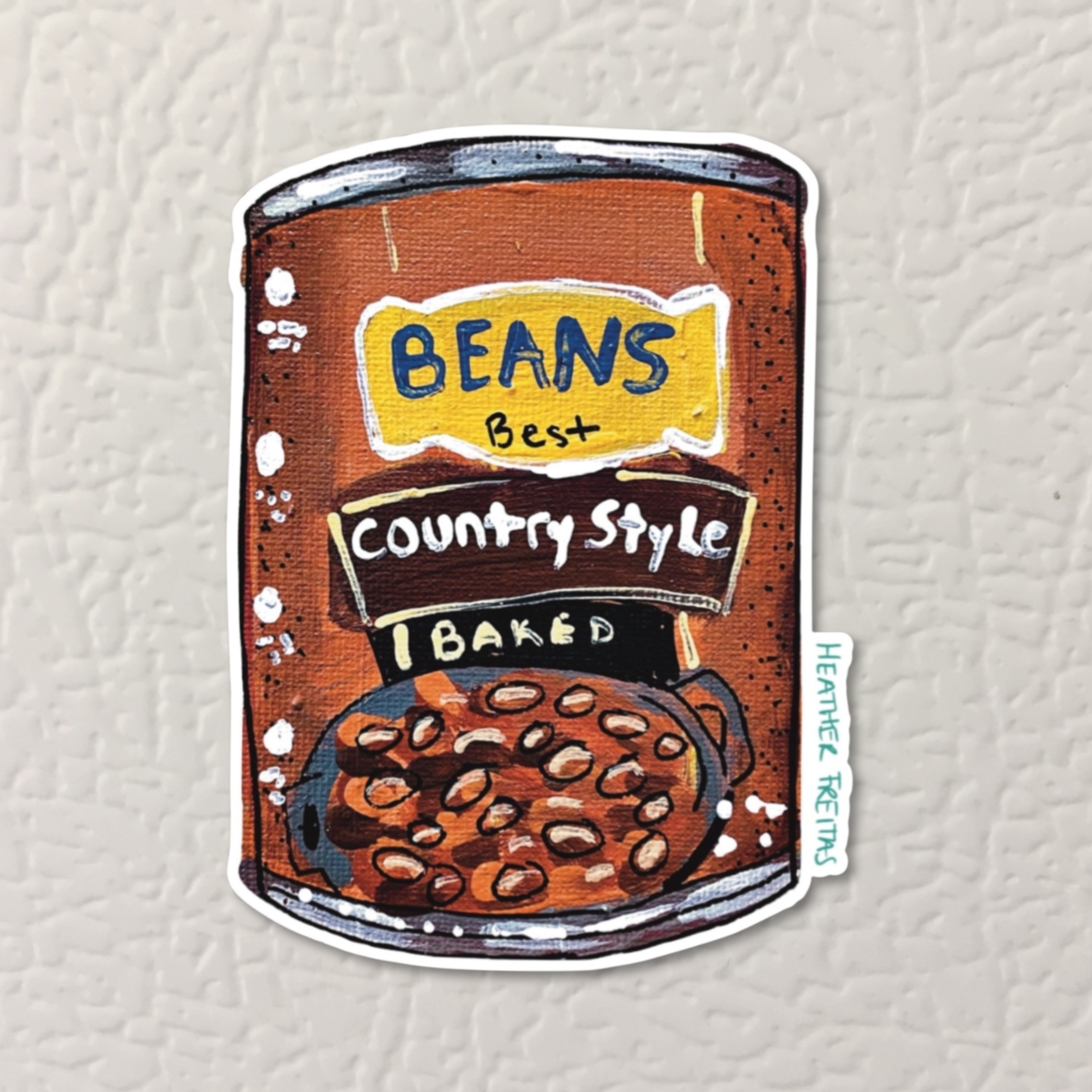 Baked Beans Magnet ( Die-Cut )