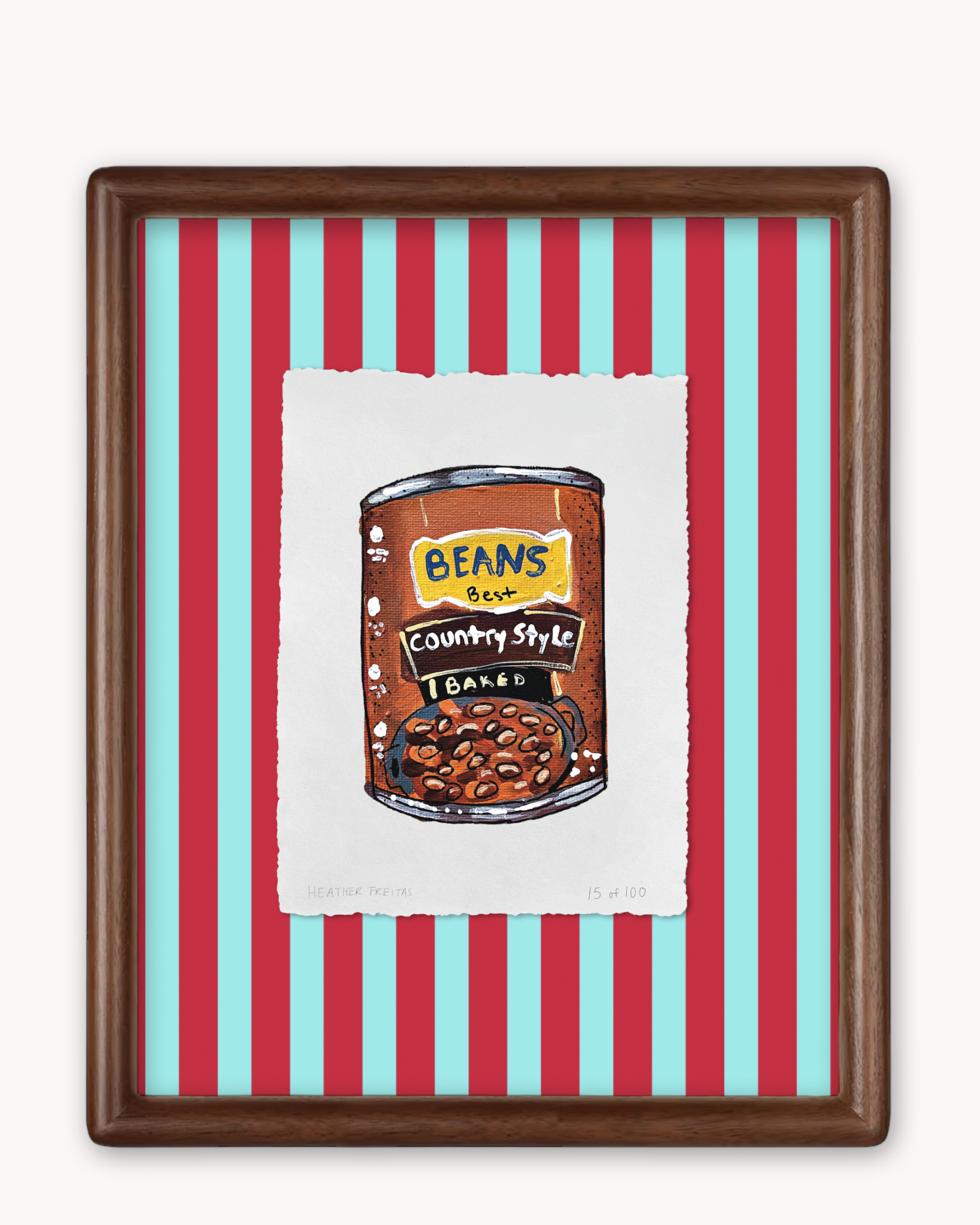 Baked Beans Limited Edition Framed Print