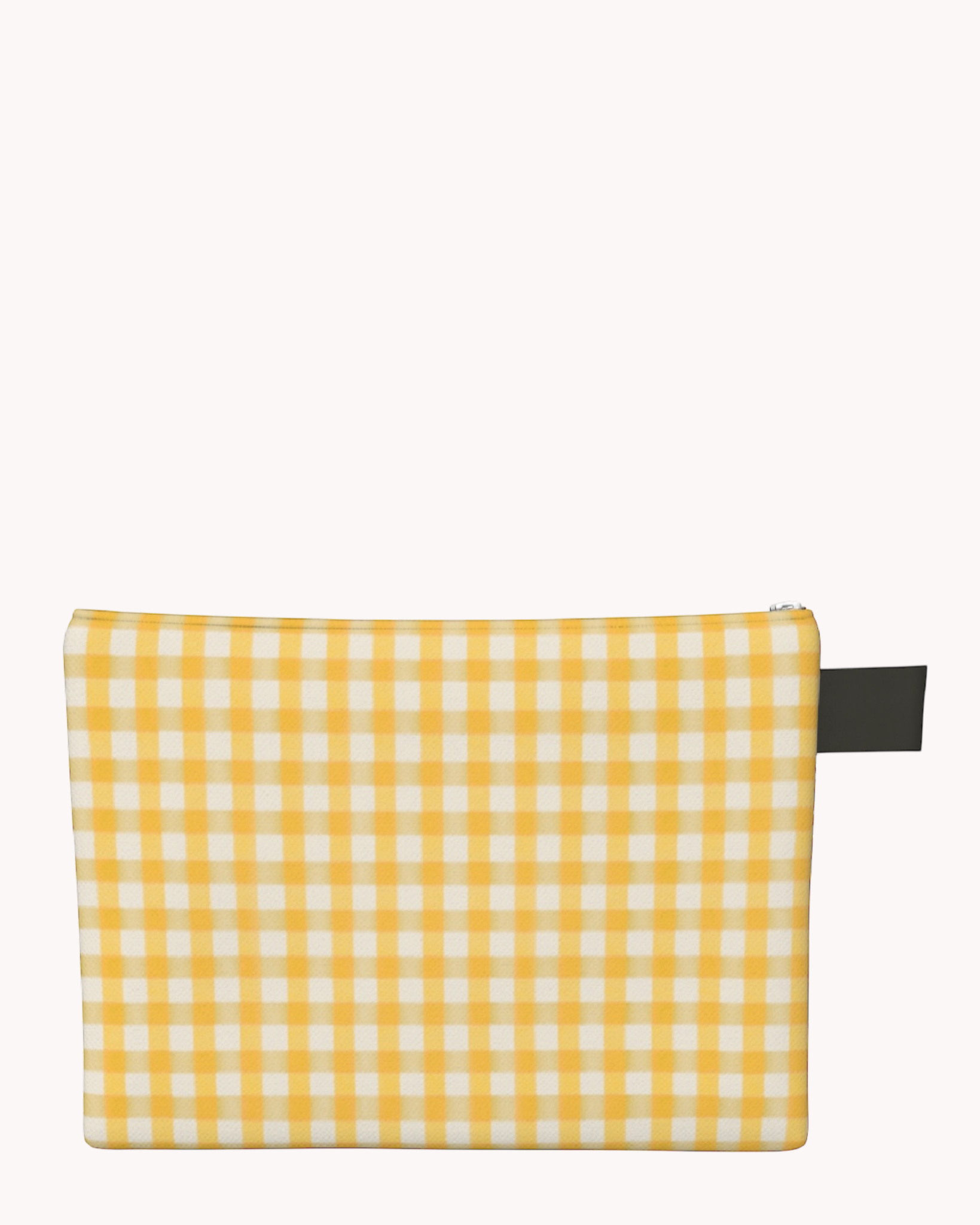 Yellow Gingham Expression Pouch