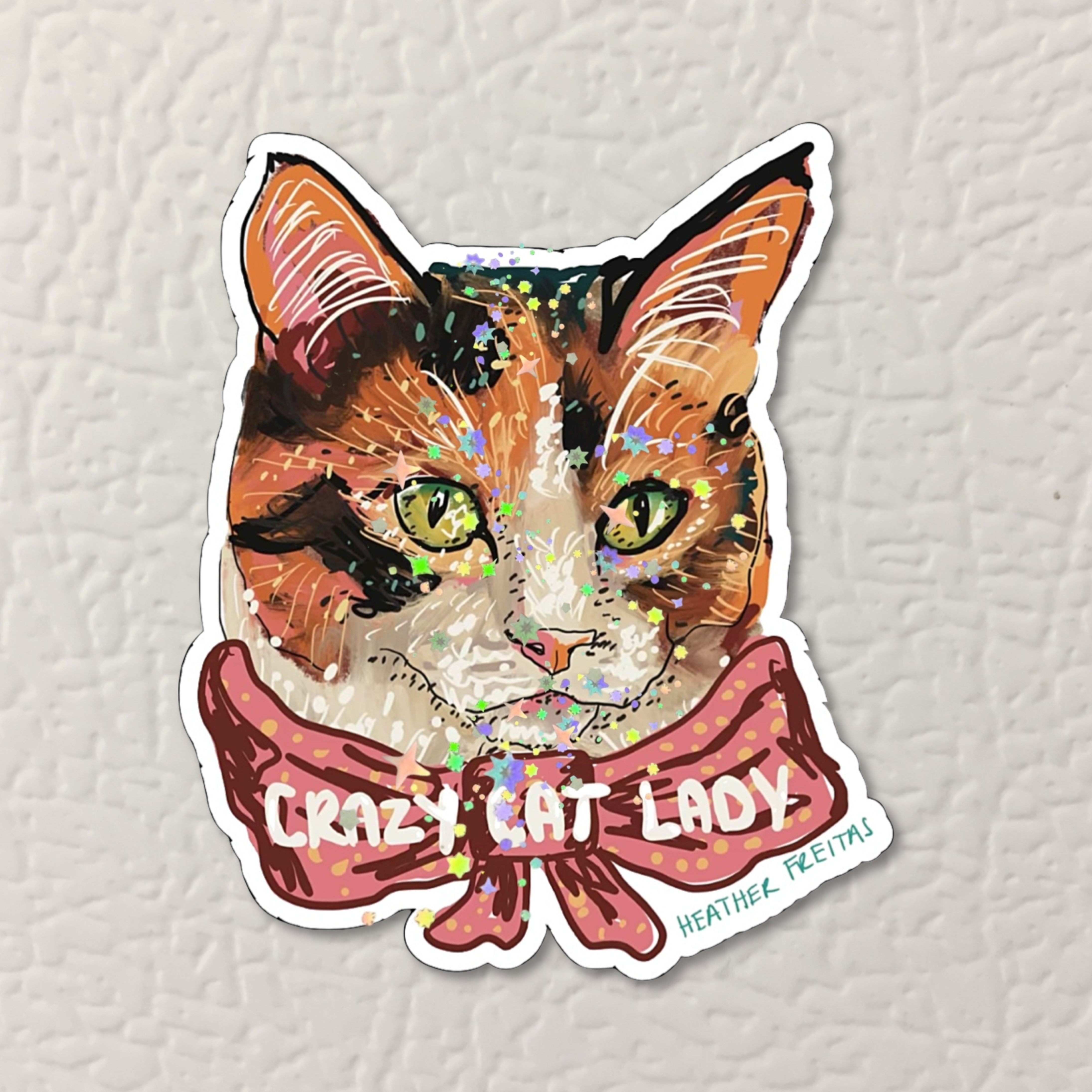 Crazy Cat Lady Magnet ( Die-Cut )