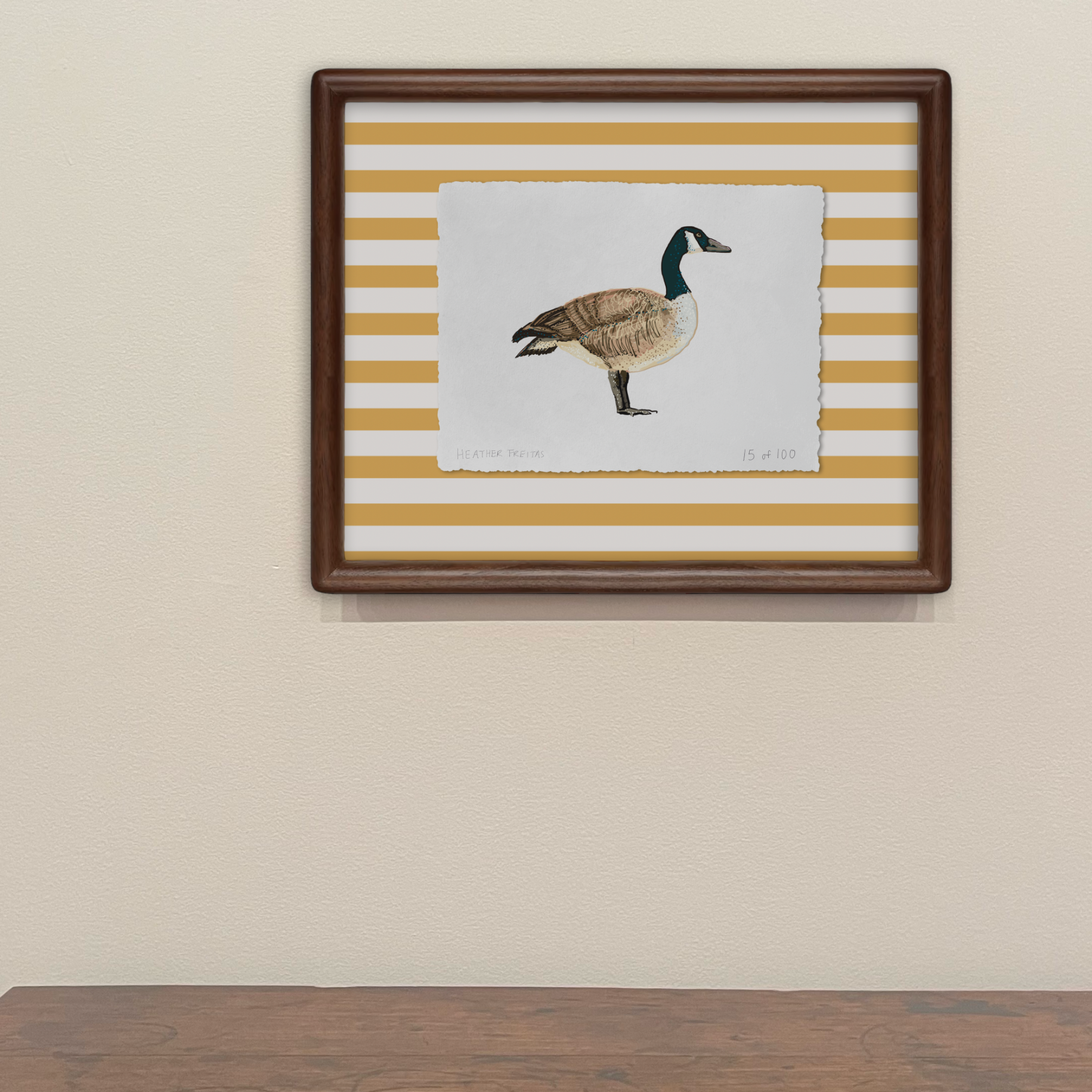 Goose Limited Edition Framed Print