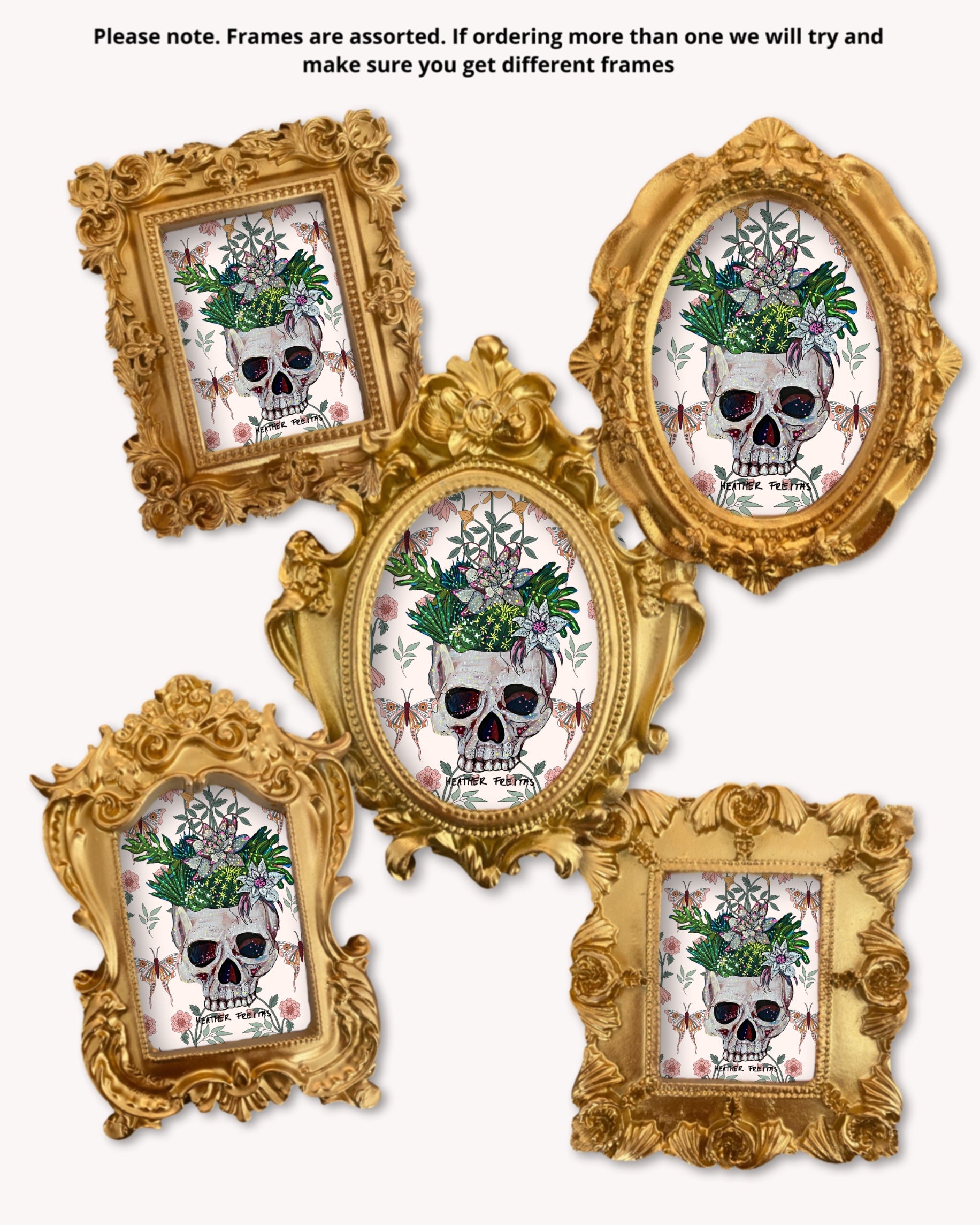 Desert Bloom - Mini framed print