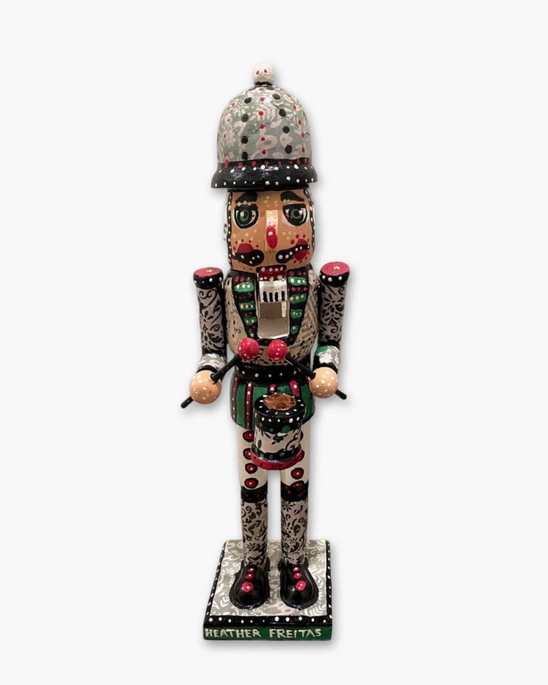 Traditional Red & Green Nutcracker