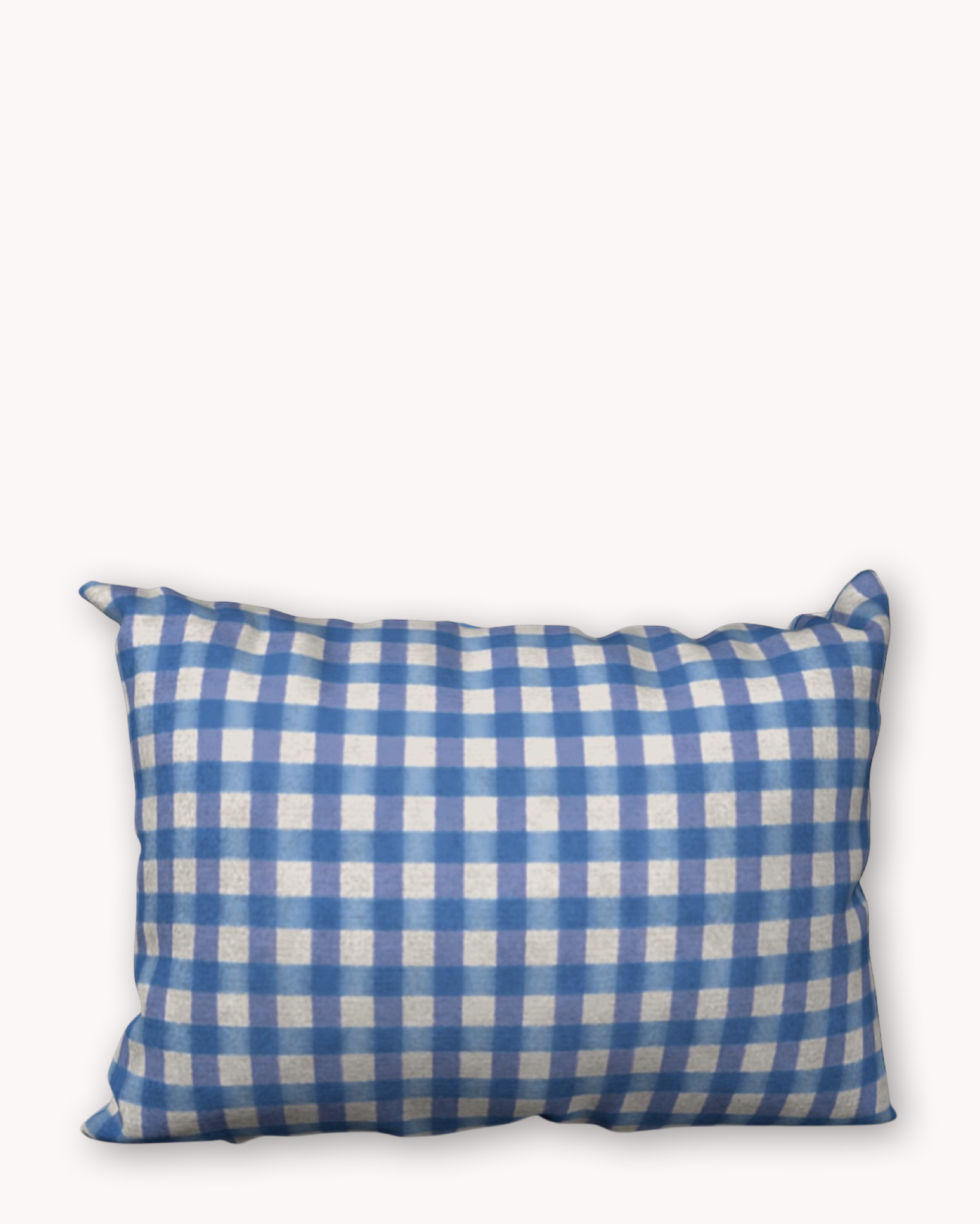 Blue Gingham Expressions Pillowcase