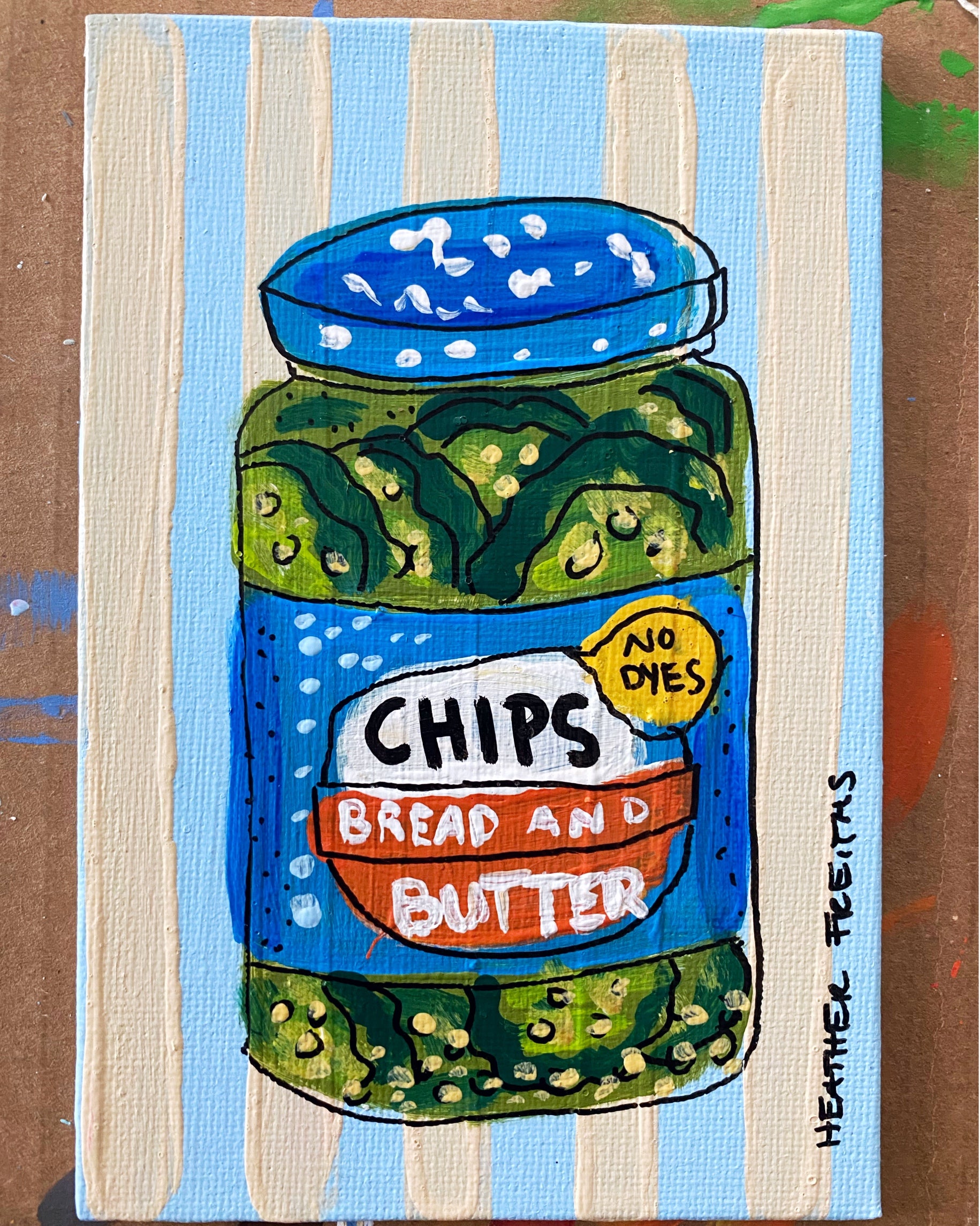 Bread & Butter Pickles ( Original Painting )