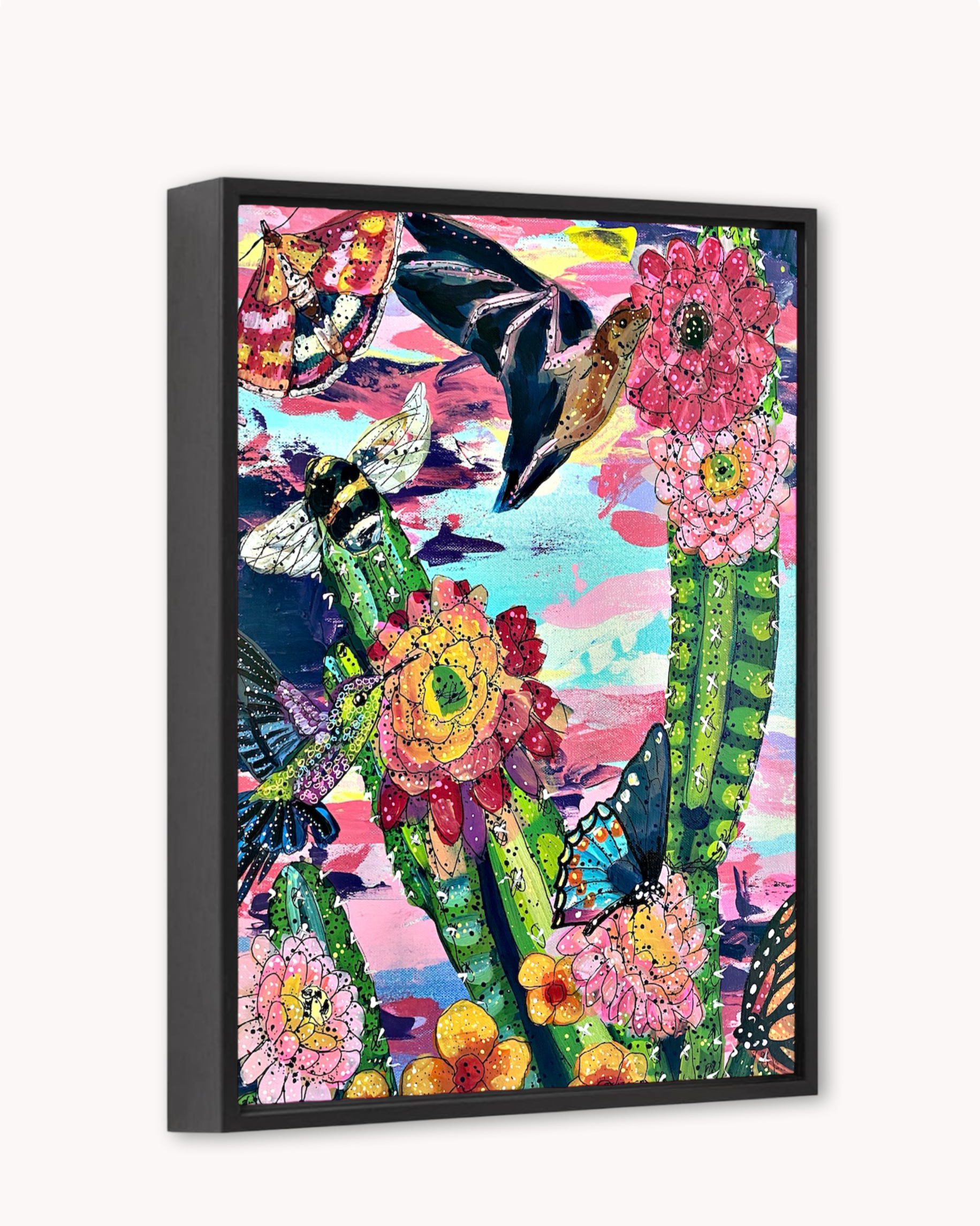 Desert Dawn Pollinators Print
