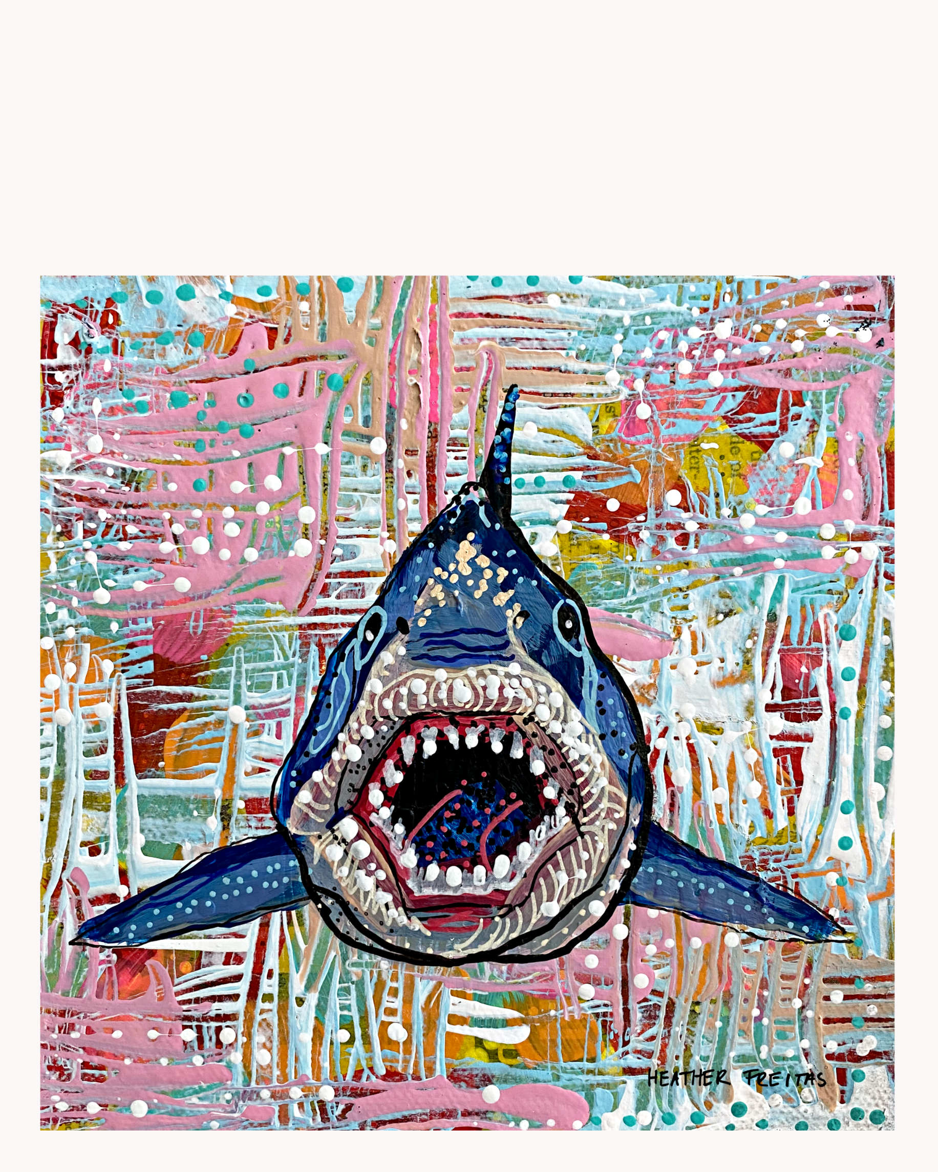 Great White Shark Acrylic Tray