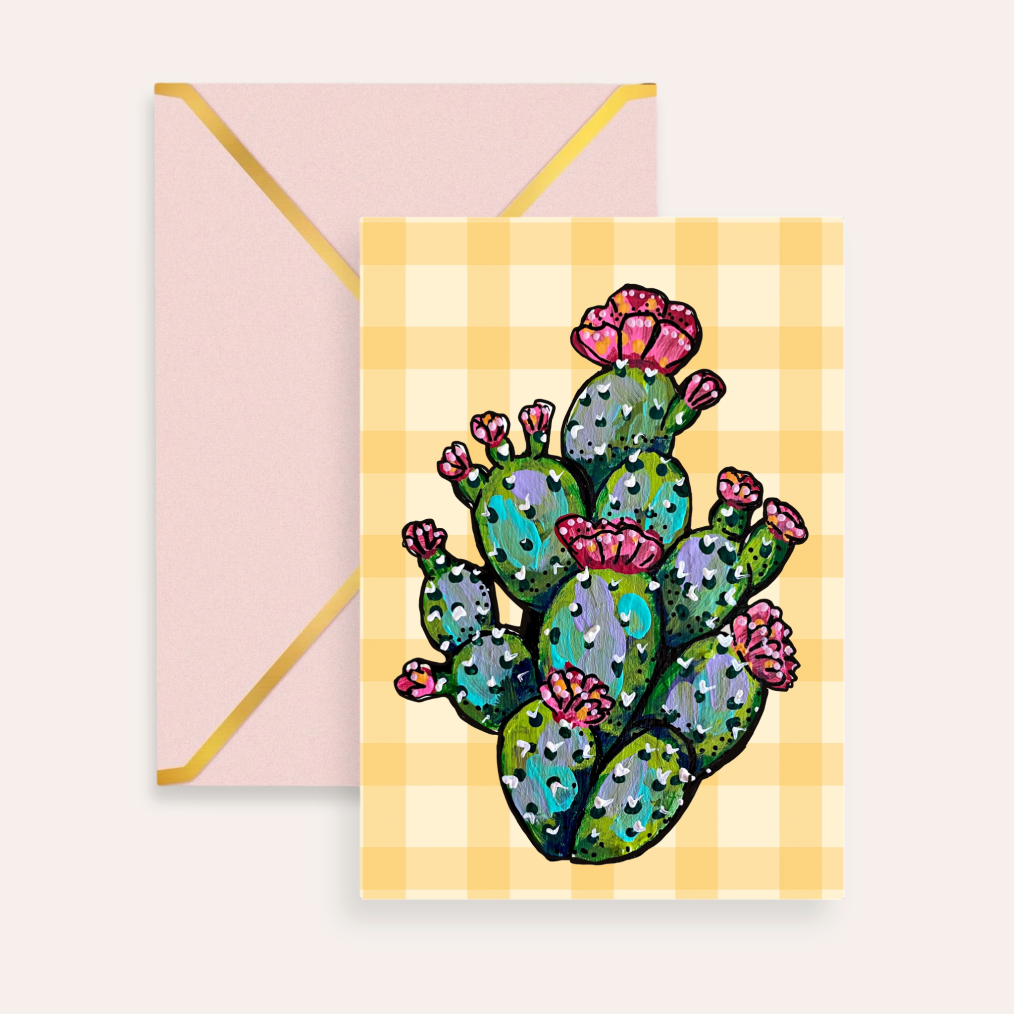 Cactus Fine Art Greeting Card
