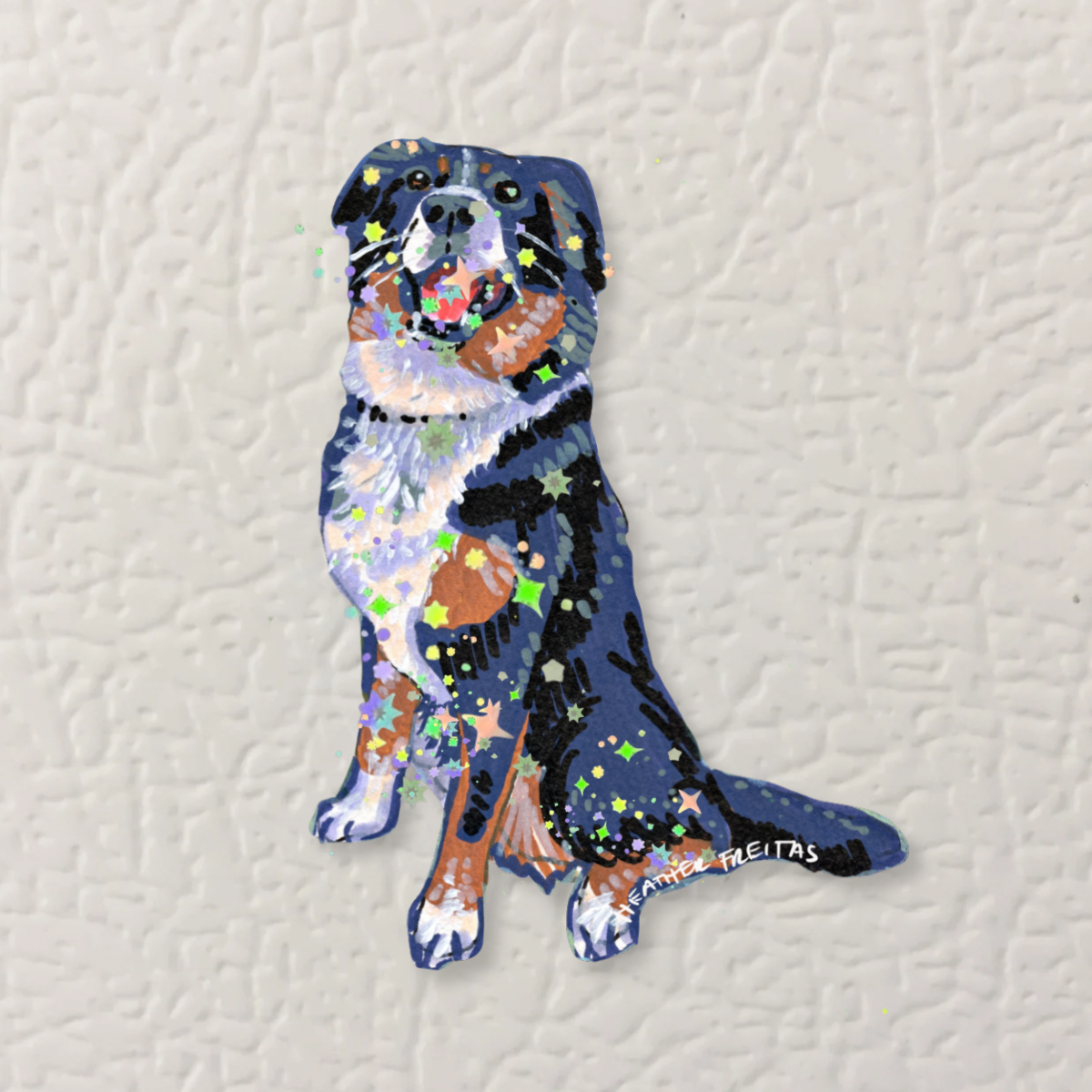 Bernese Mountain Dog Magnet ( Die-Cut )
