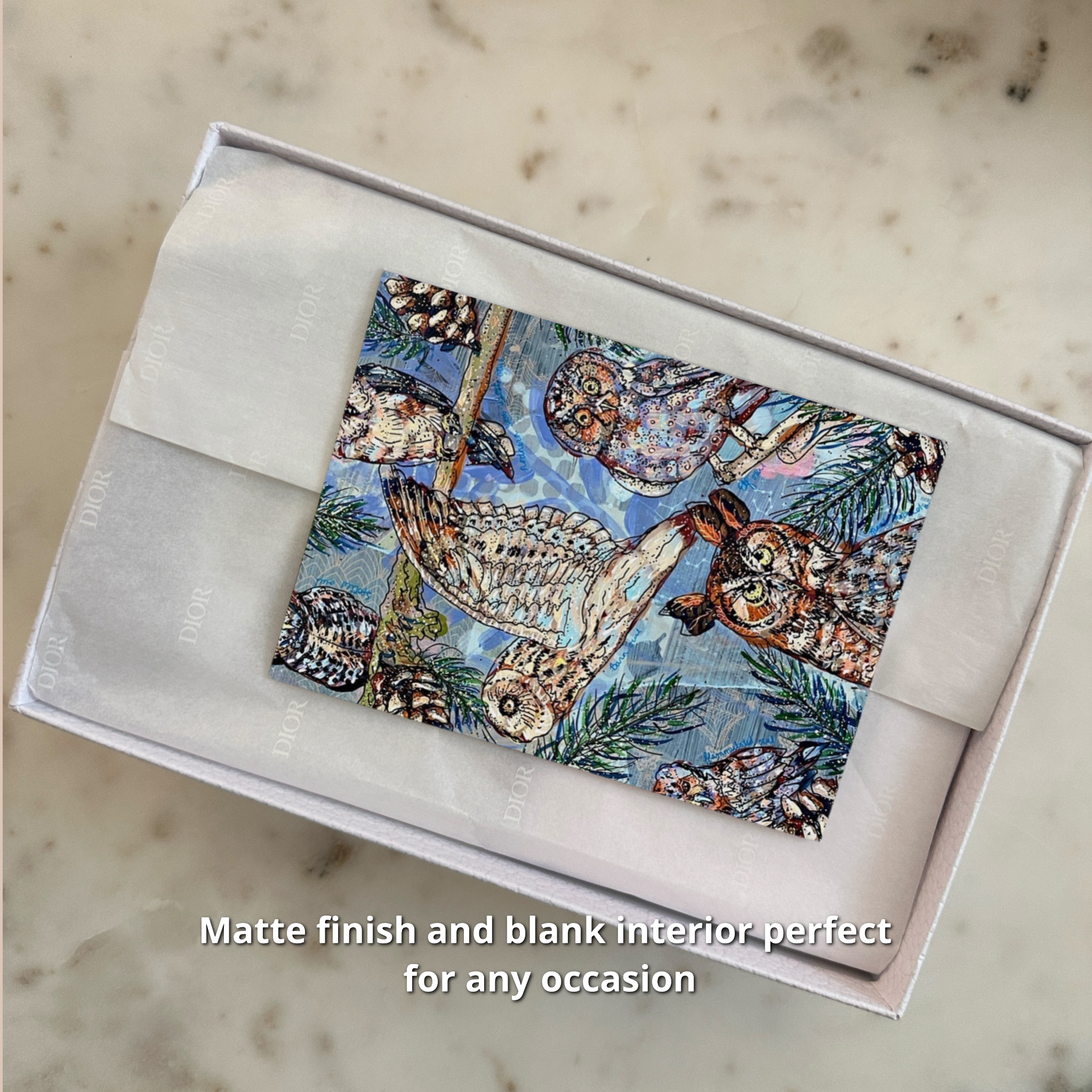 Owl Specimens - Greeting Card / Fine Art Print