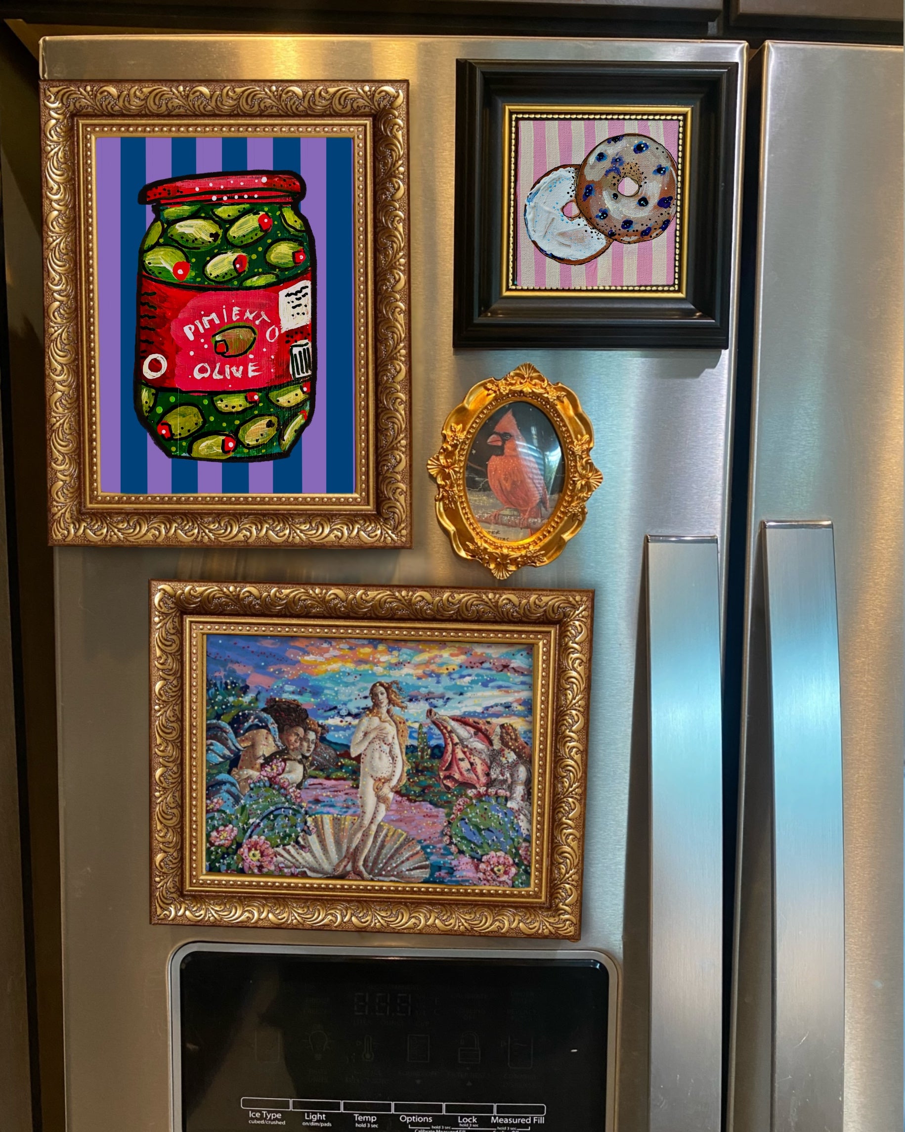 Bagel Framed Magnet ( Medium )