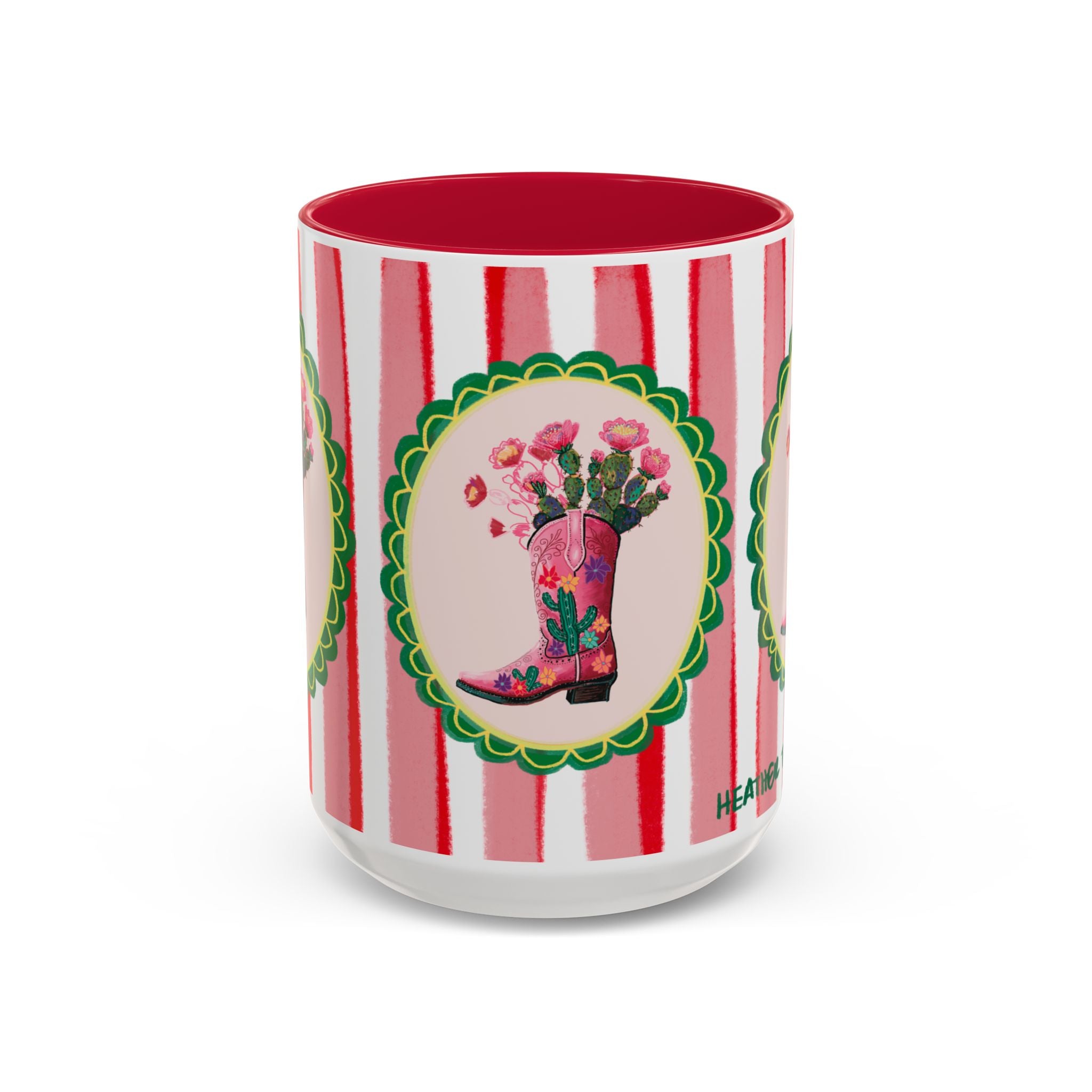 Cowgirl Boot Coffee Mug 15oz
