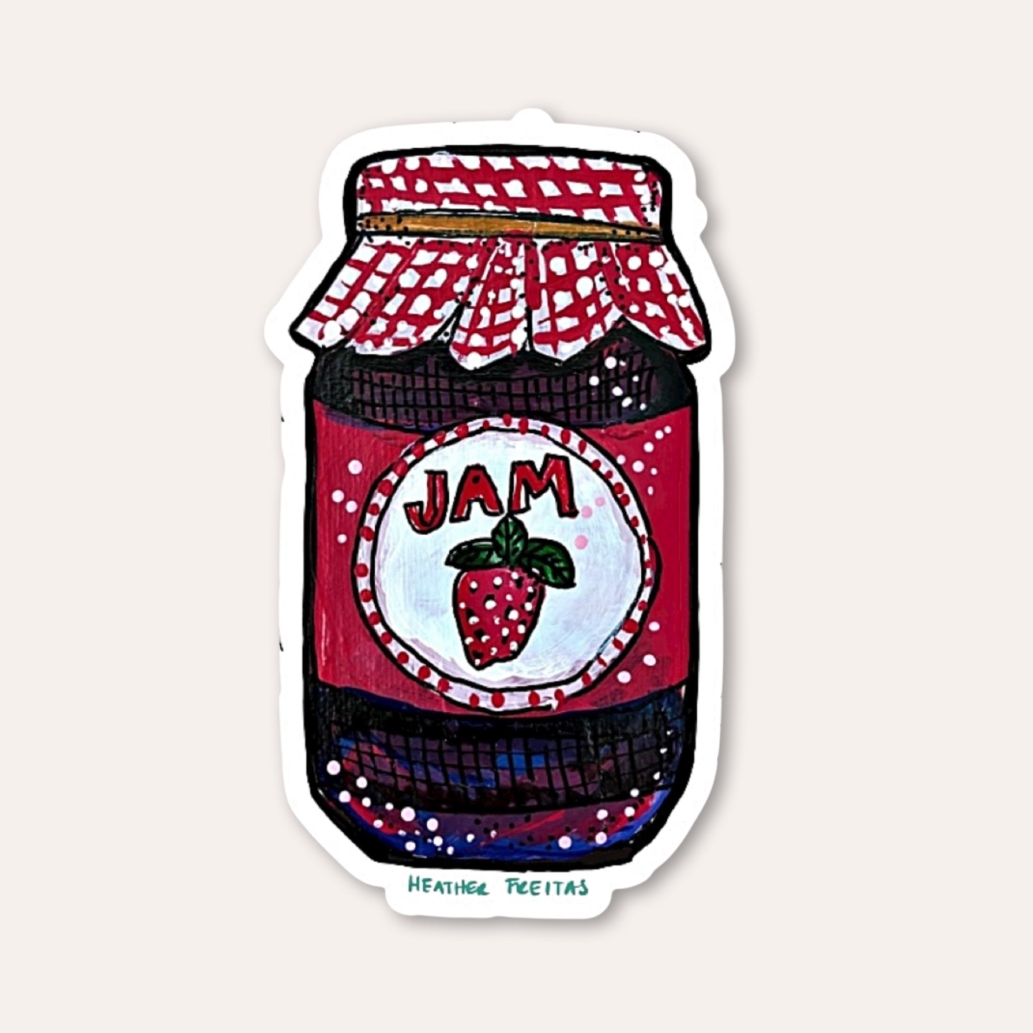 Strawberry Jam Sticker