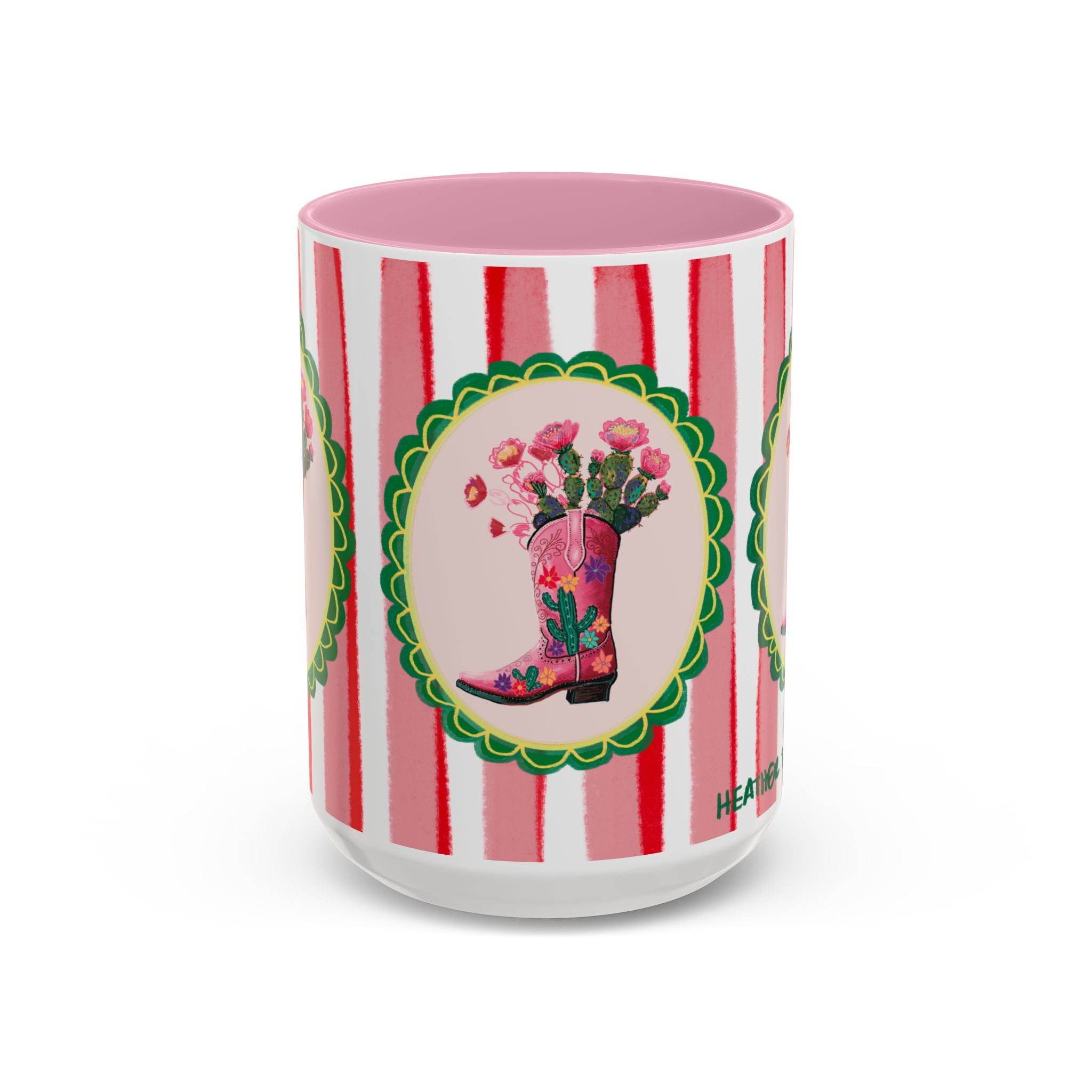 Cowgirl Boot Coffee Mug 15oz