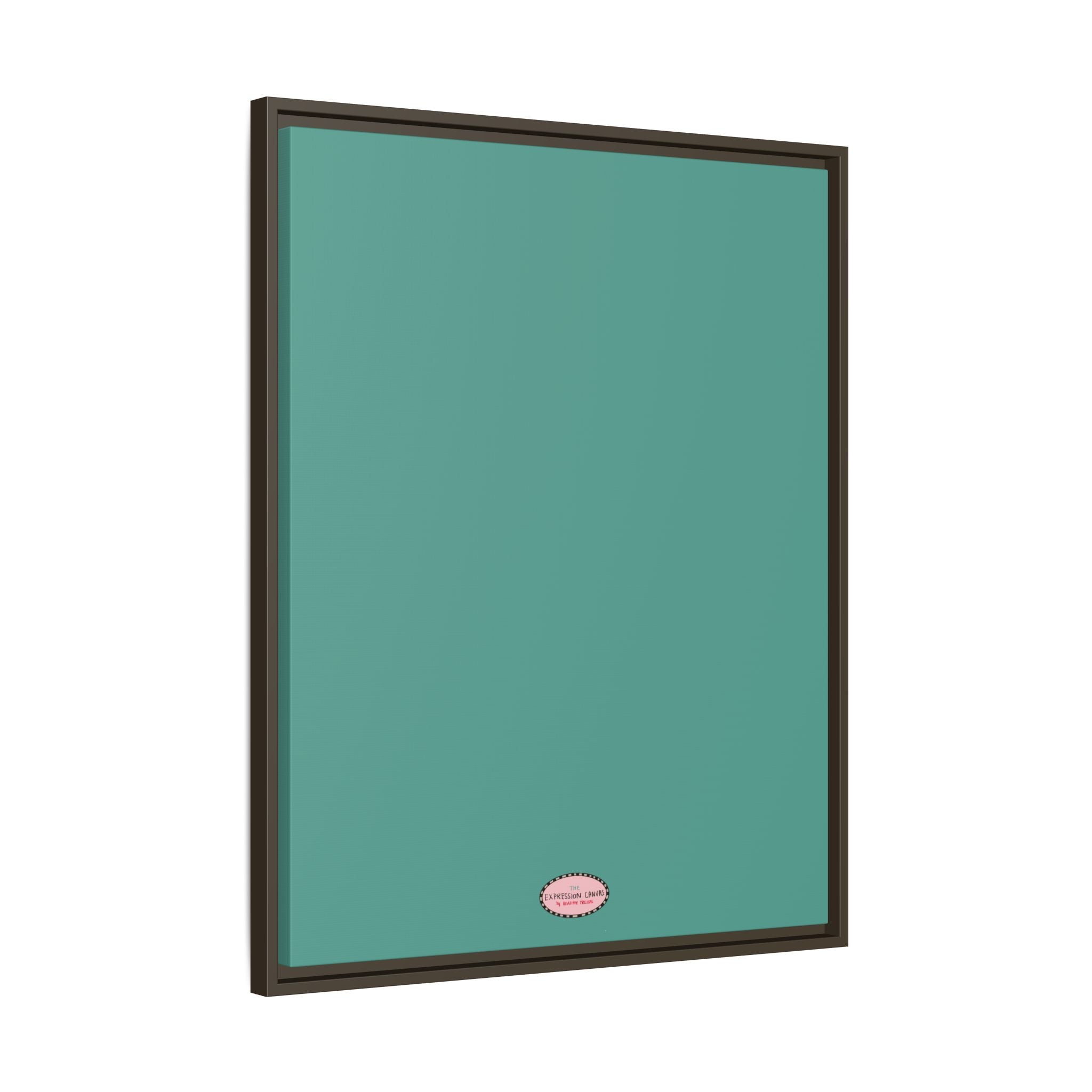 Moss Expressions Framed Canvas Print