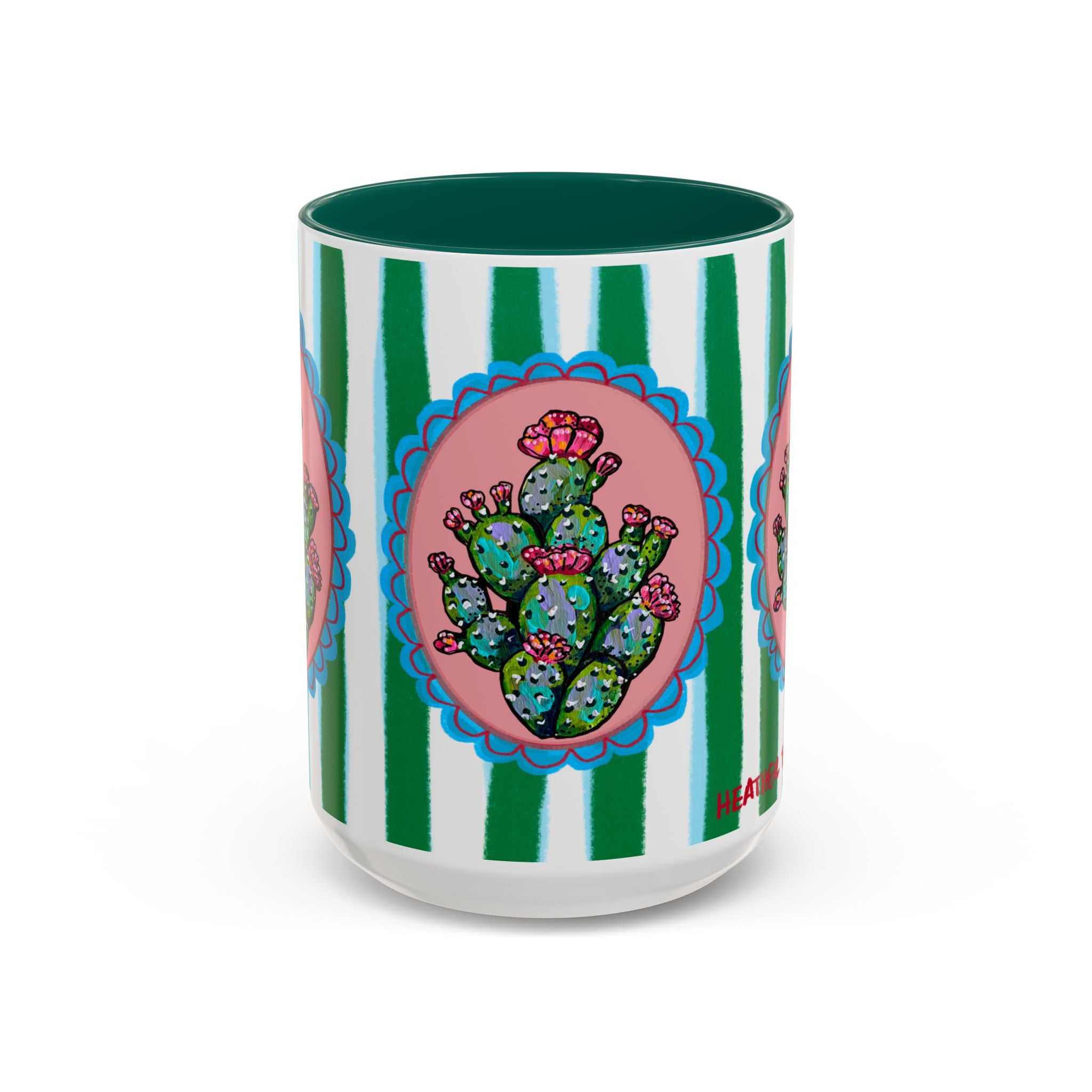 Prickly Pear Cactus Coffee Mug 15oz