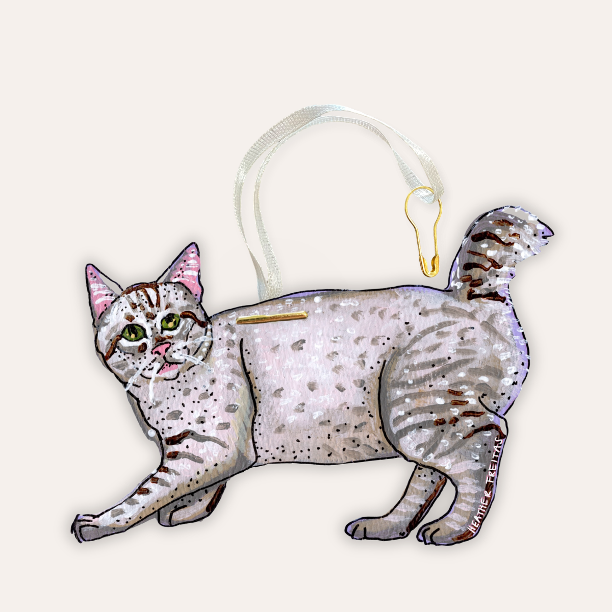 American Bobtail Cat Gift Tag