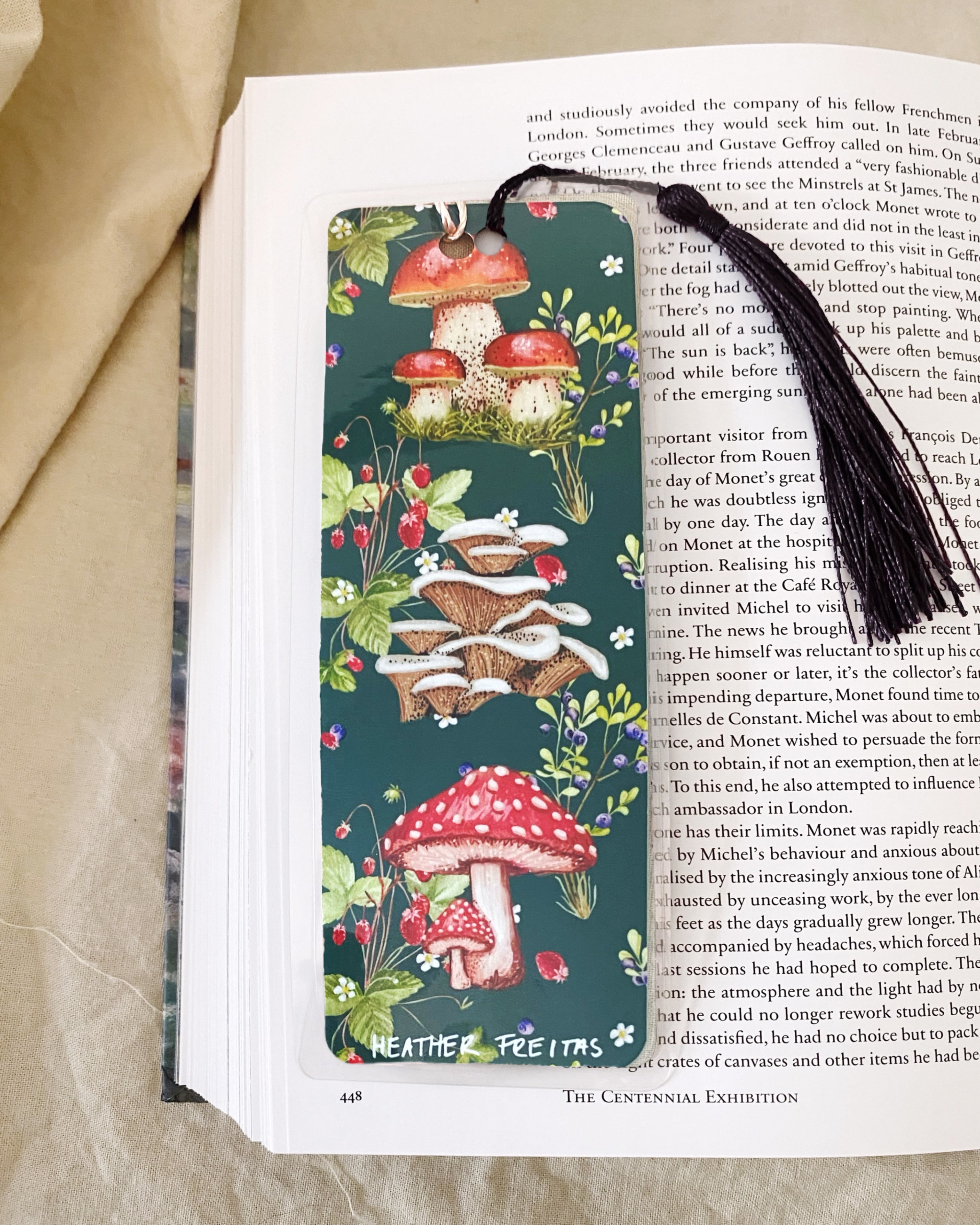 Berry Mushroom Bookmark