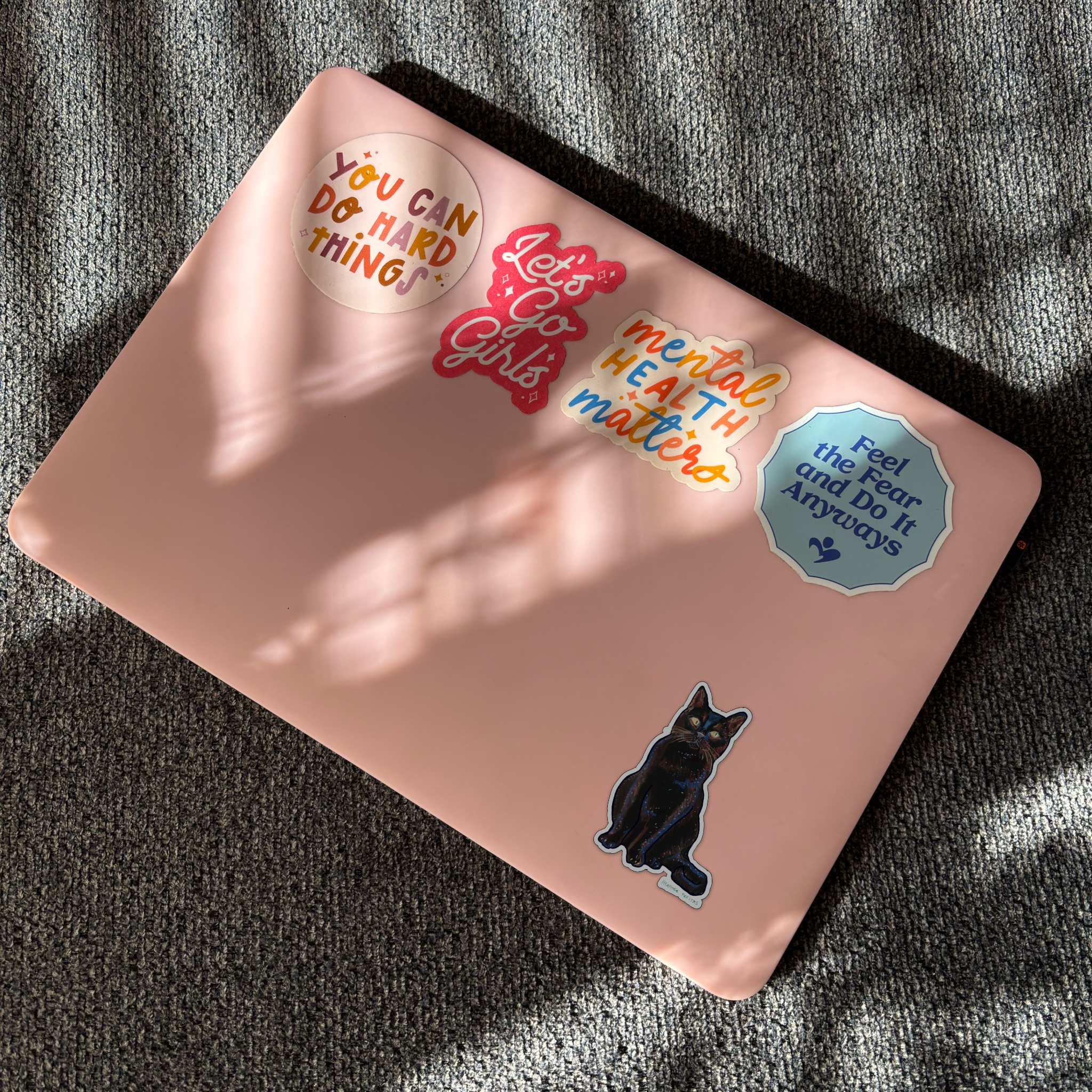 Black Kitty Sticker