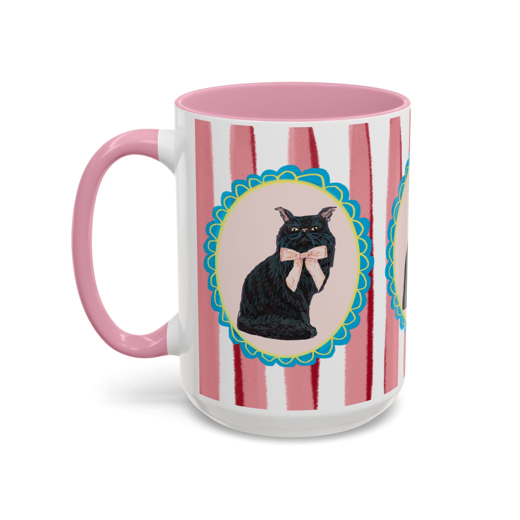 Black Persian Cat Coffee Mug 15oz
